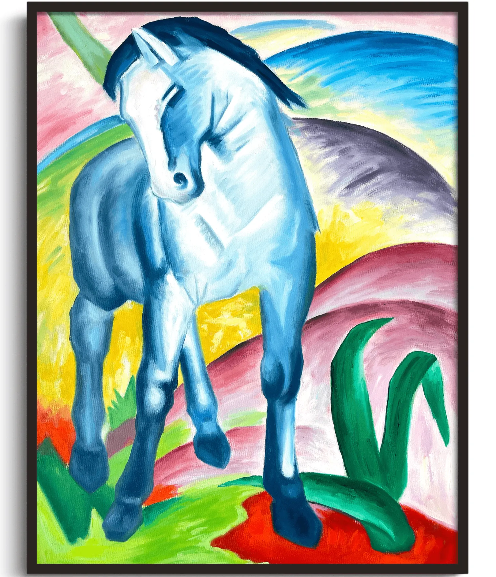 Galerie Mont Franz Marc<Blaues Pferd I - Franz Marc