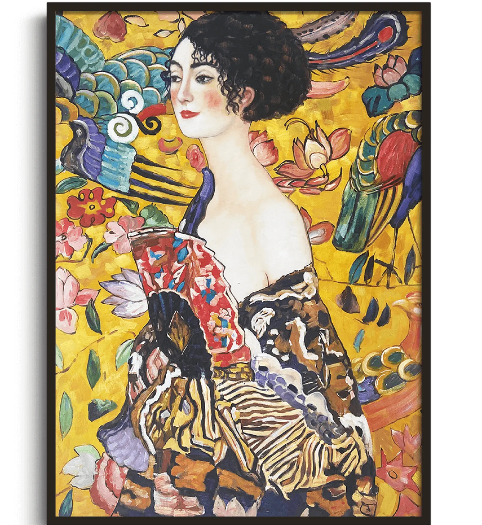 Galerie Mont Klimt<Dame mit Fächer - Gustav Klimt