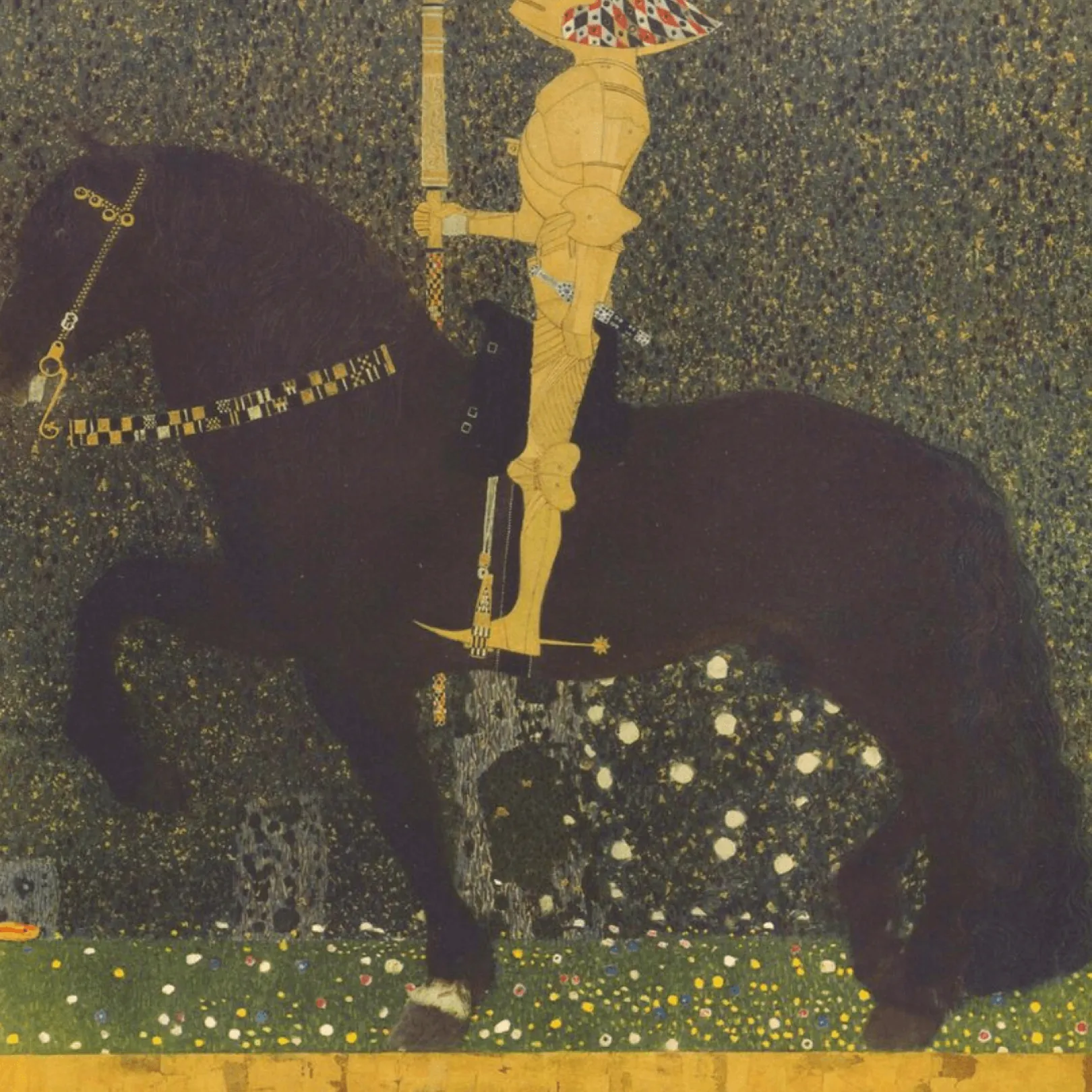 das_leben_ein_kampf_der_goldene_ritter__gustav_klimt_2-1.webp Galerie Mont Klimt<Das Leben ein Kampf (Der goldene Ritter) - Gustav Klimt
