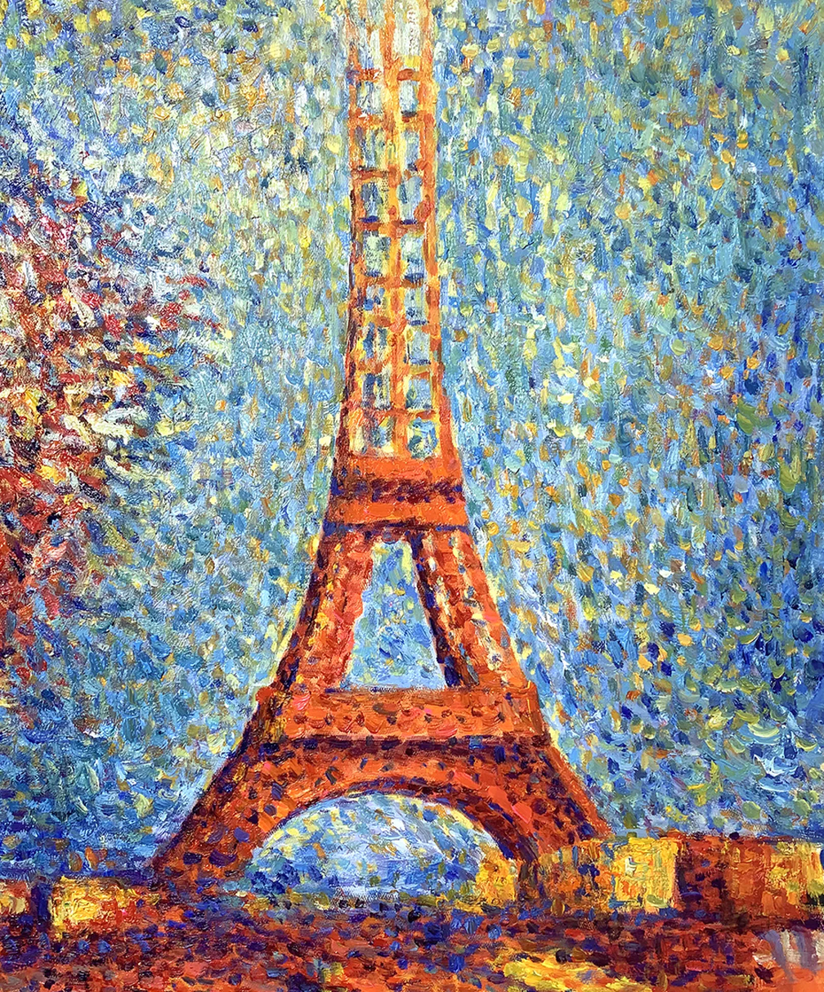 Galerie Mont Seurat<Der Eiffelturm - Georges Seurat