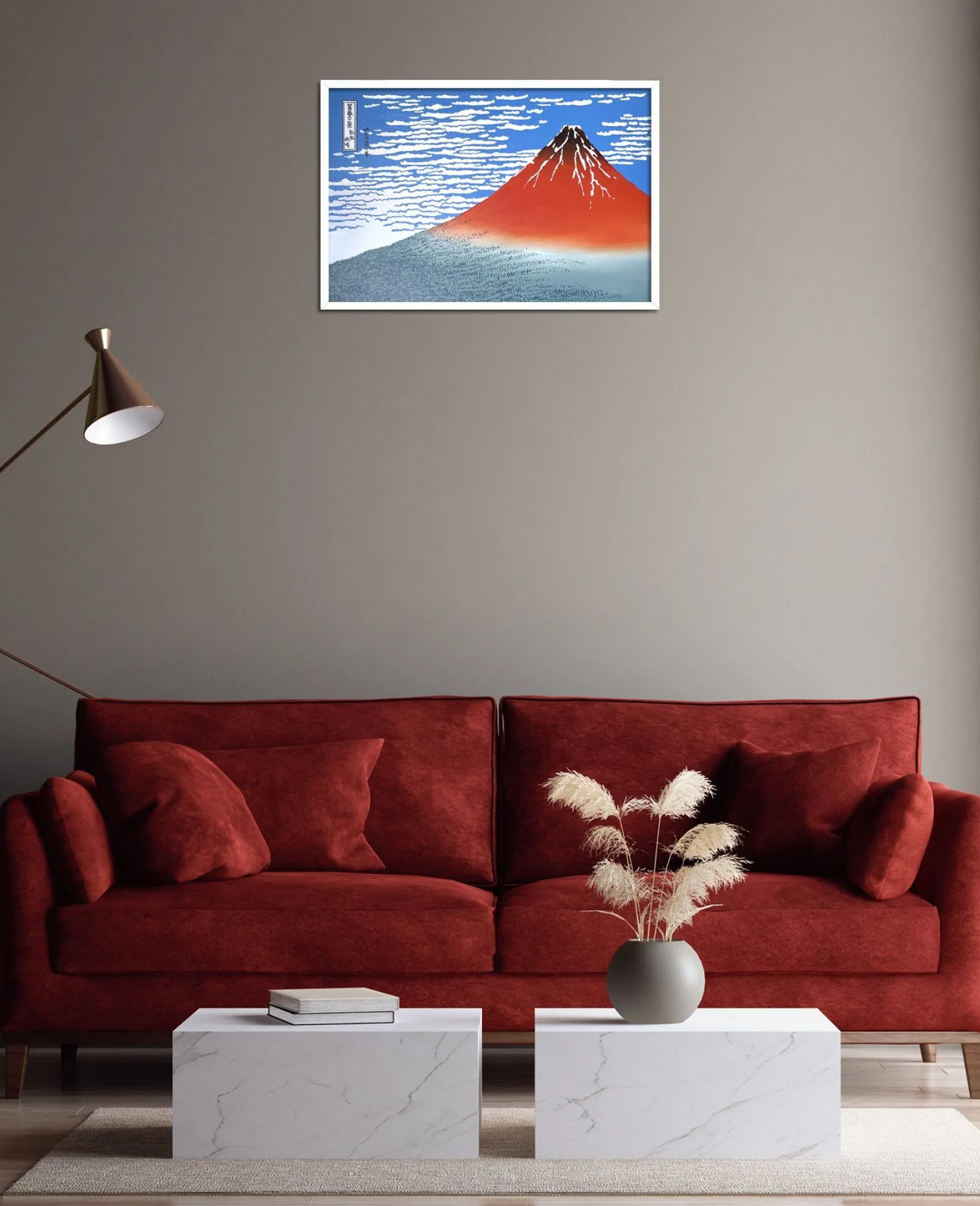 Galerie Mont Hokusai<Der Fuji an einem klaren Tag - Hokusai