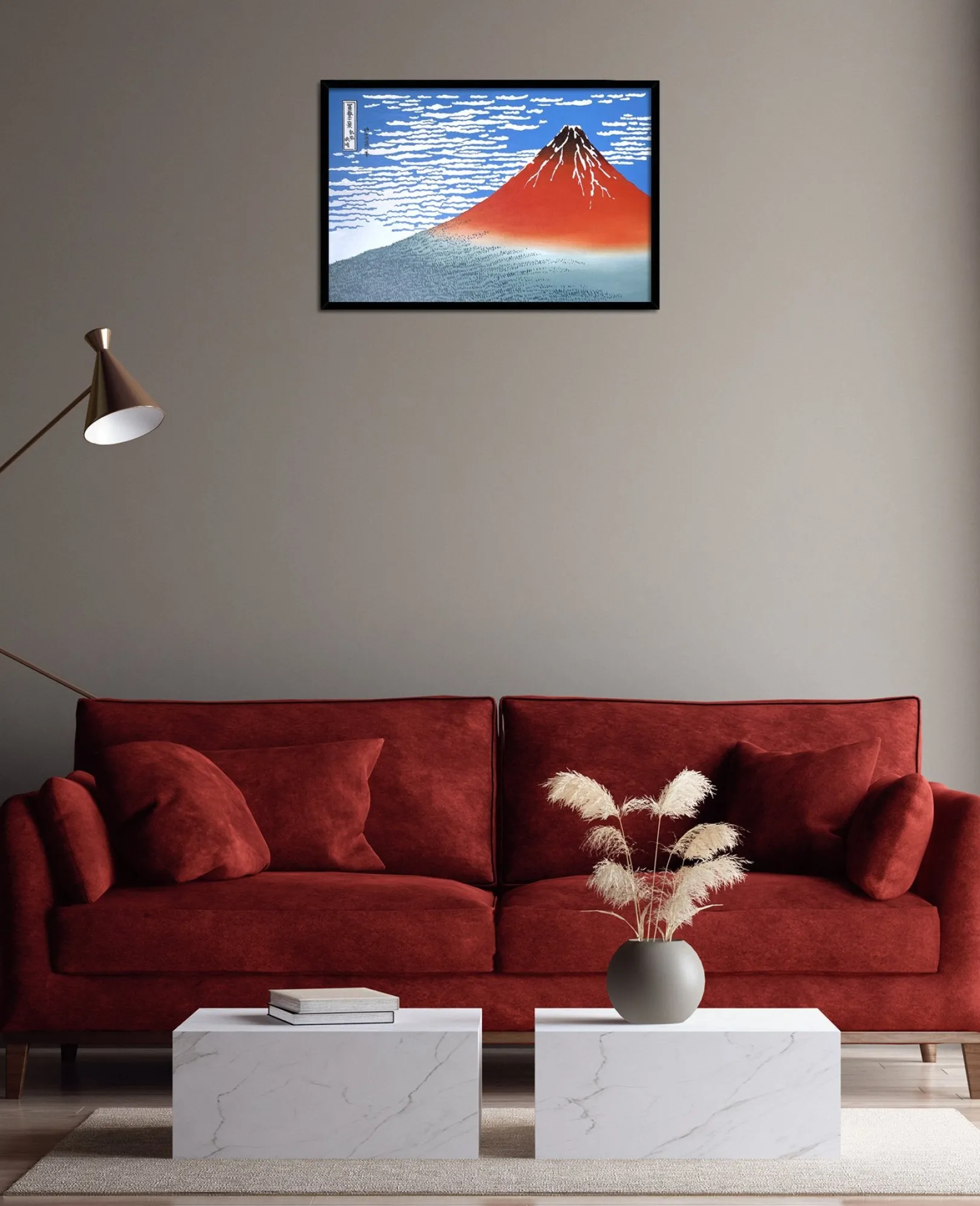 Galerie Mont Hokusai<Der Fuji an einem klaren Tag - Hokusai