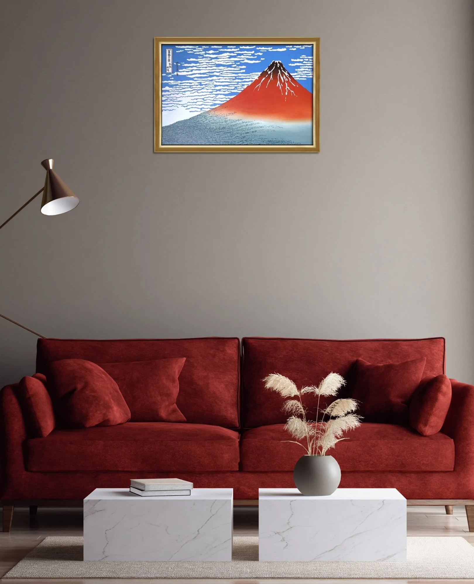 Galerie Mont Hokusai<Der Fuji an einem klaren Tag - Hokusai