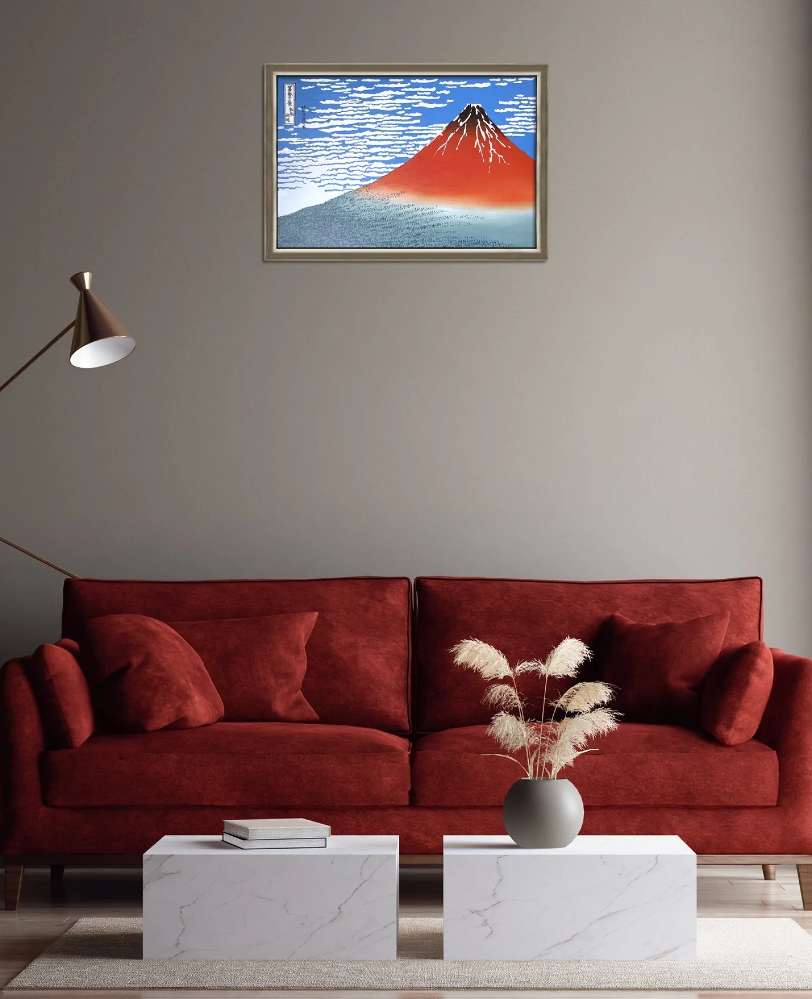 Galerie Mont Hokusai<Der Fuji an einem klaren Tag - Hokusai