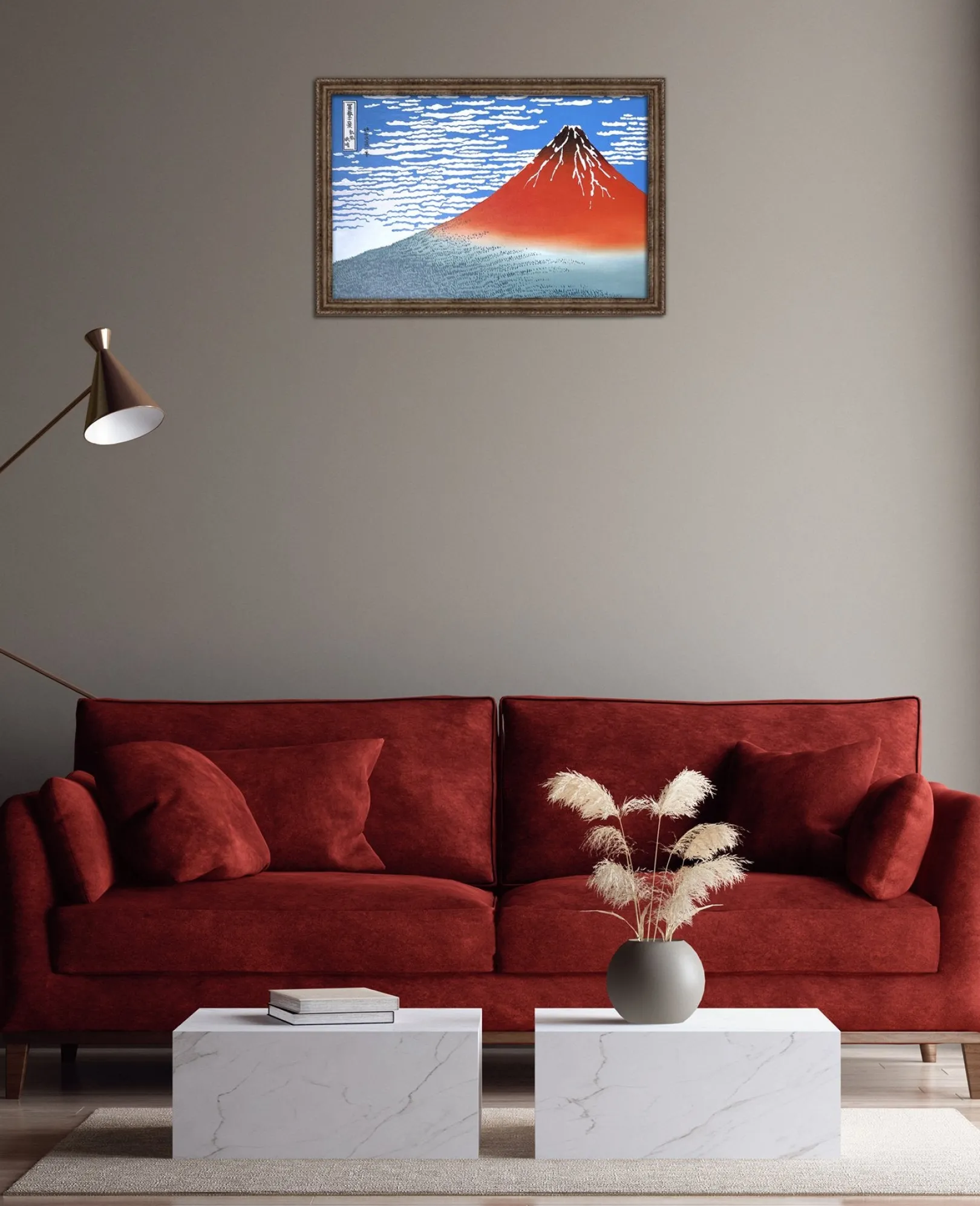 Galerie Mont Hokusai<Der Fuji an einem klaren Tag - Hokusai