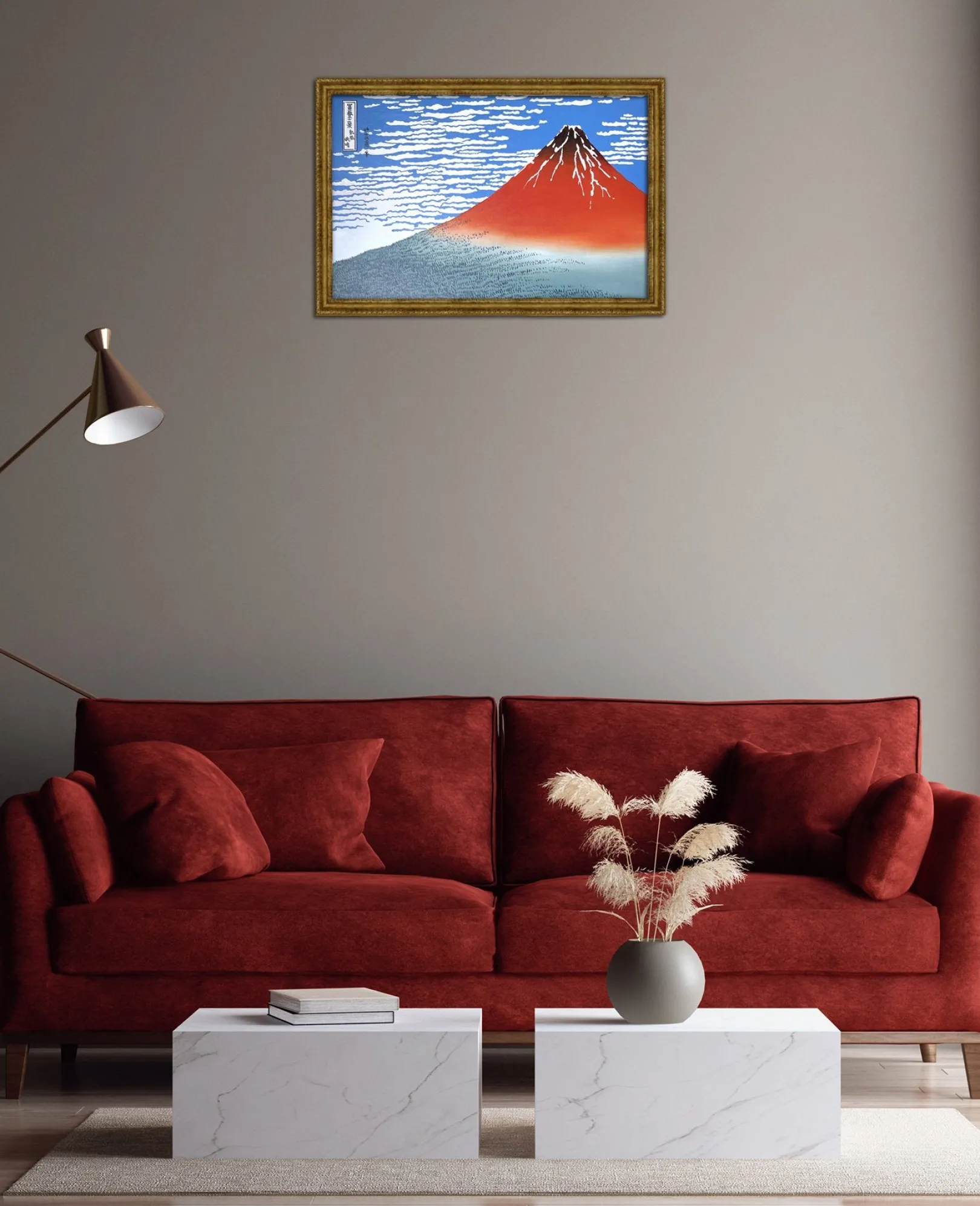 Galerie Mont Hokusai<Der Fuji an einem klaren Tag - Hokusai