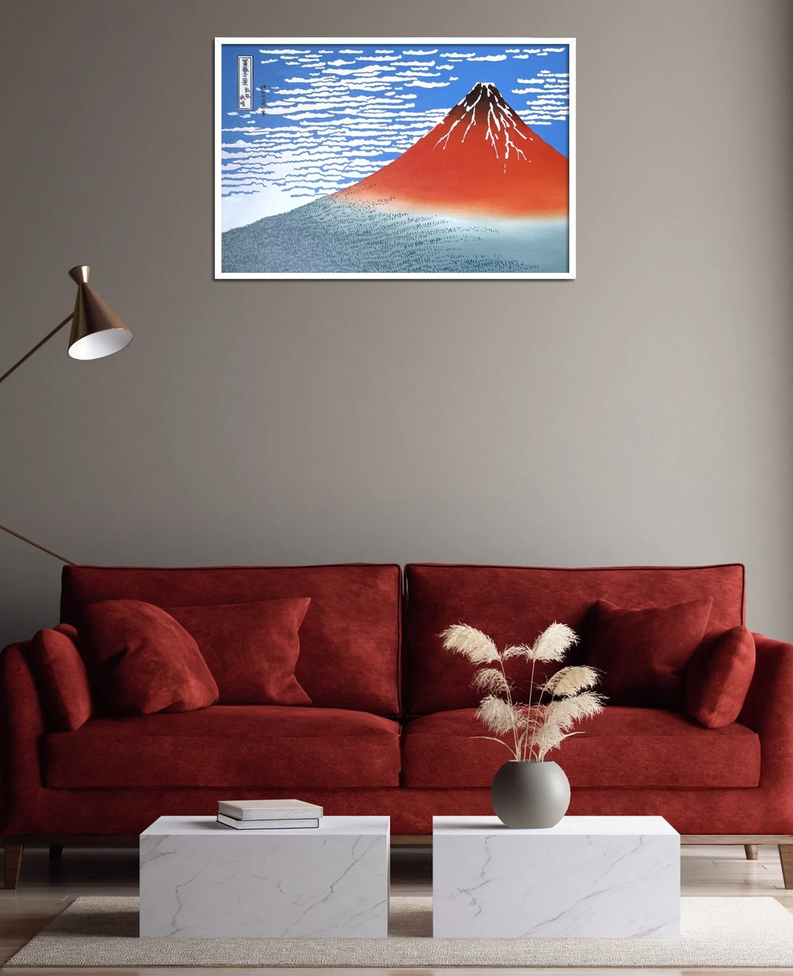 Galerie Mont Hokusai<Der Fuji an einem klaren Tag - Hokusai