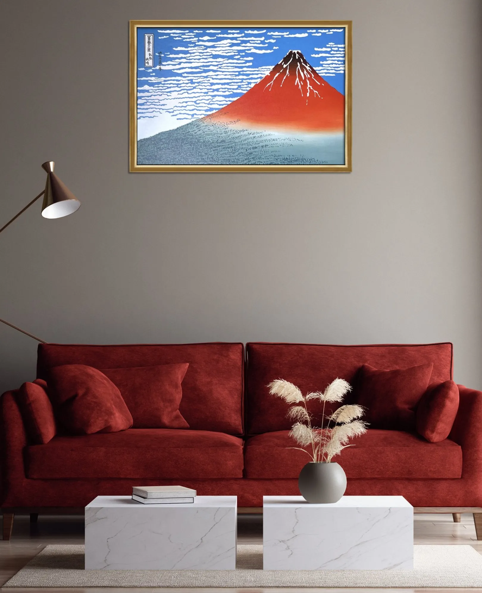 Galerie Mont Hokusai<Der Fuji an einem klaren Tag - Hokusai