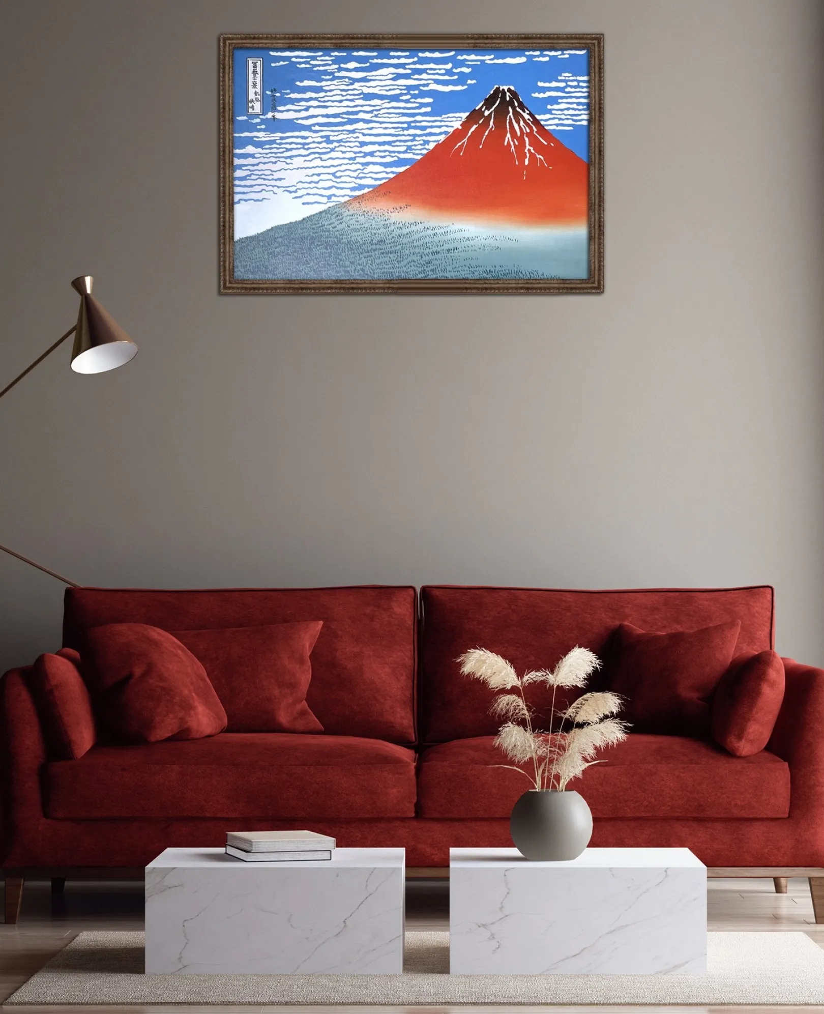 Galerie Mont Hokusai<Der Fuji an einem klaren Tag - Hokusai