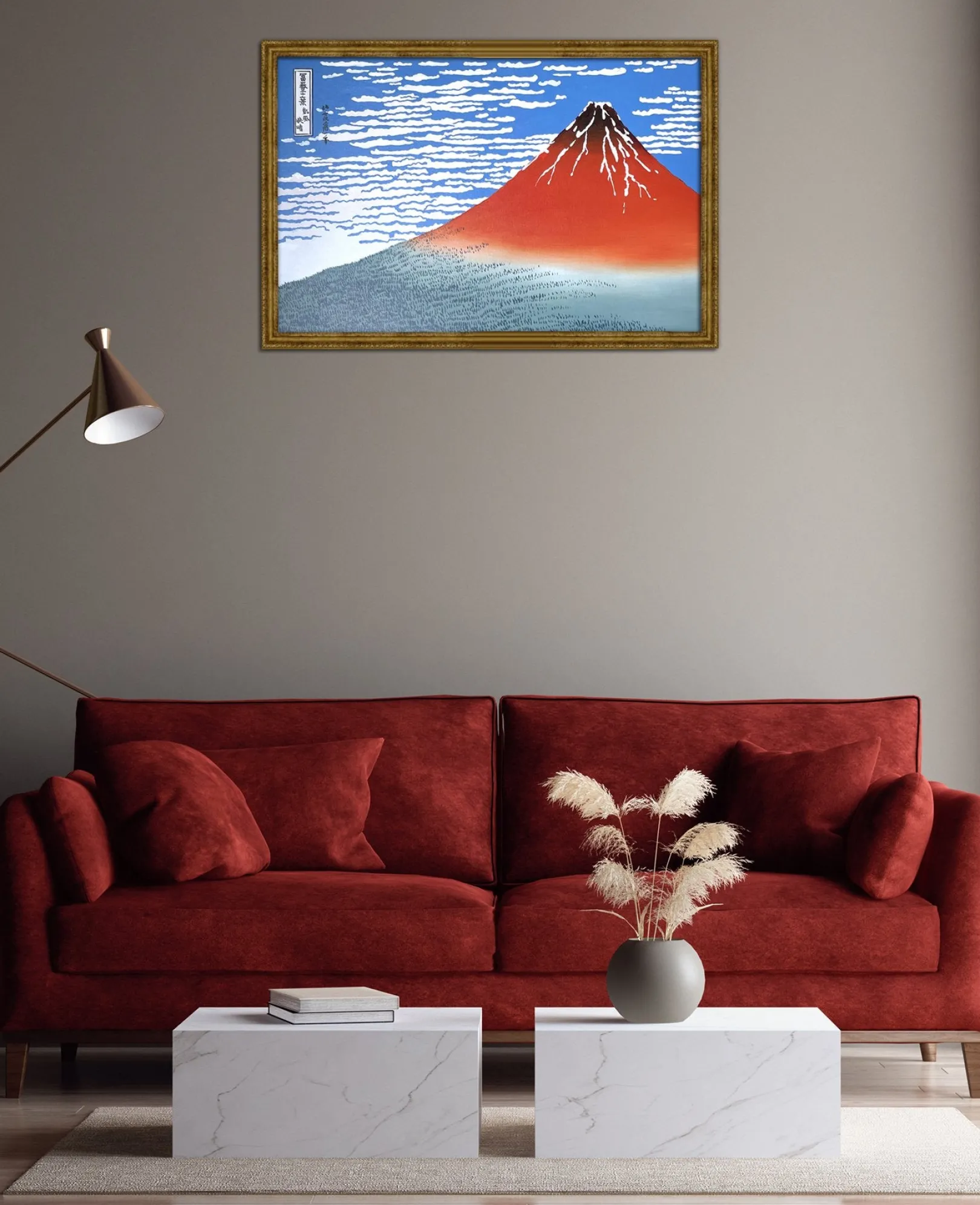 Galerie Mont Hokusai<Der Fuji an einem klaren Tag - Hokusai