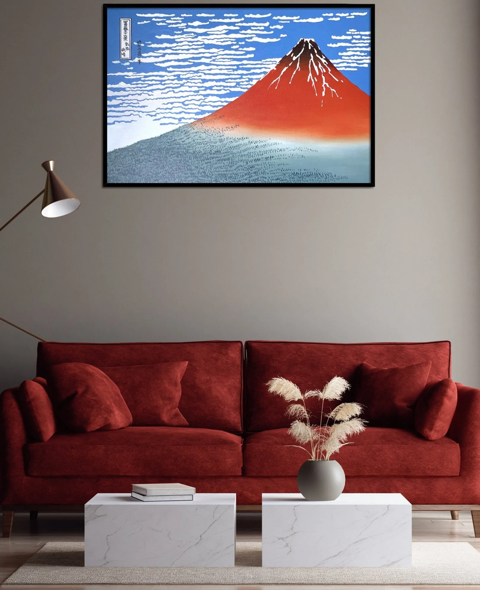 Galerie Mont Hokusai<Der Fuji an einem klaren Tag - Hokusai