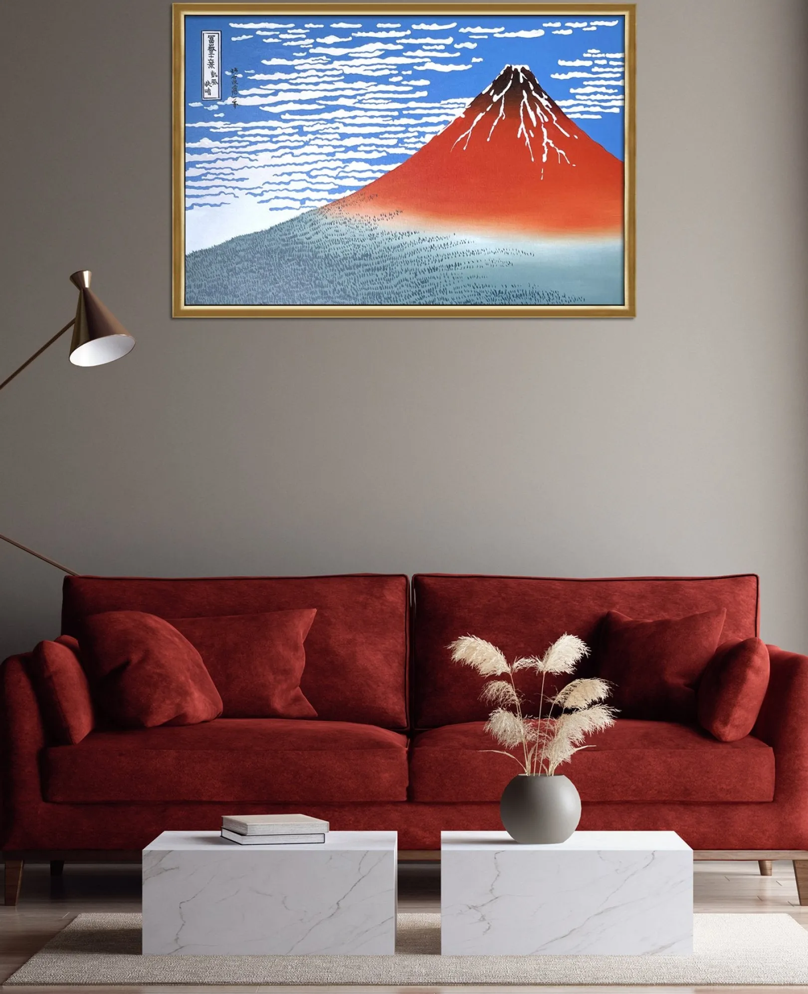 Galerie Mont Hokusai<Der Fuji an einem klaren Tag - Hokusai