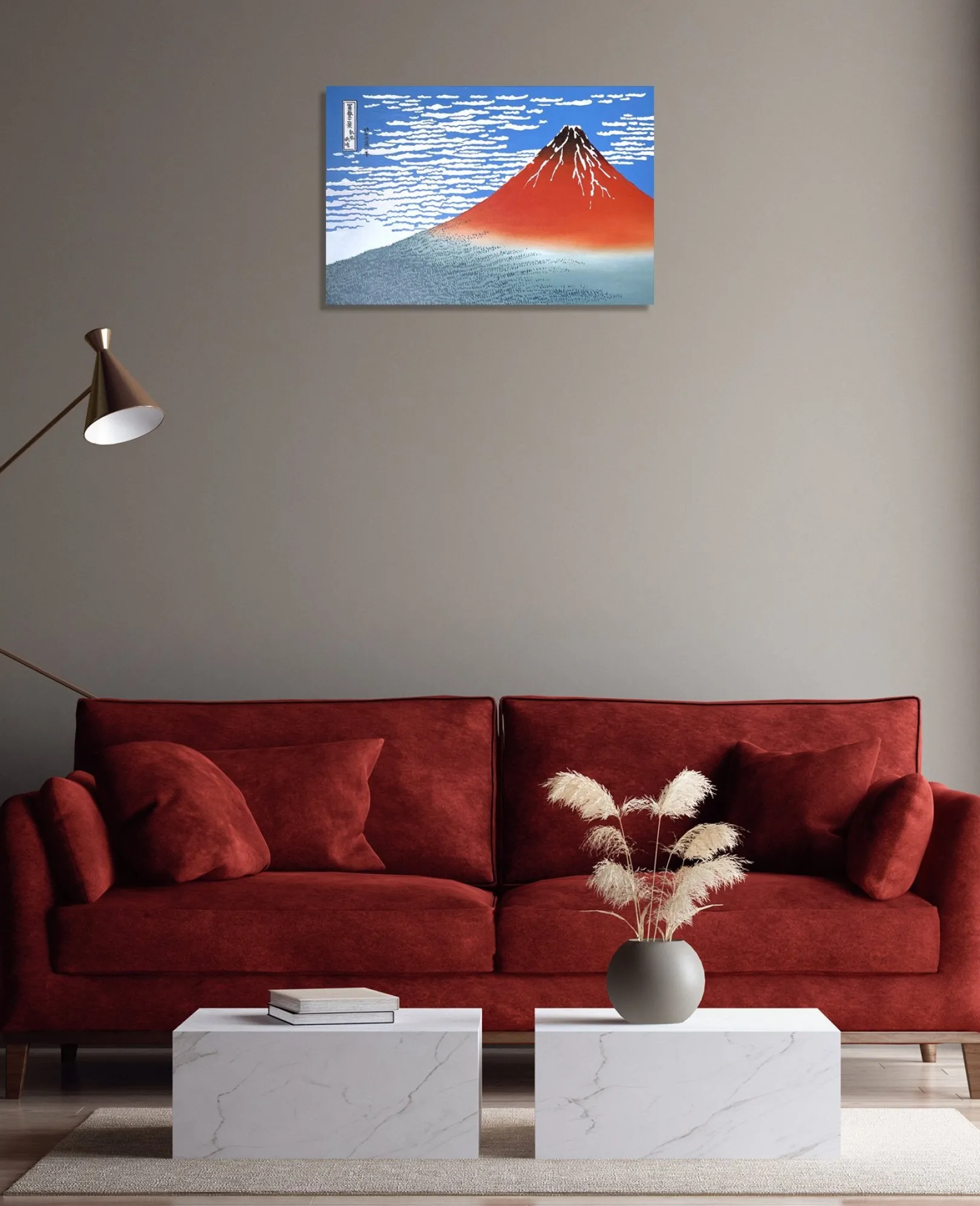 Galerie Mont Hokusai<Der Fuji an einem klaren Tag - Hokusai