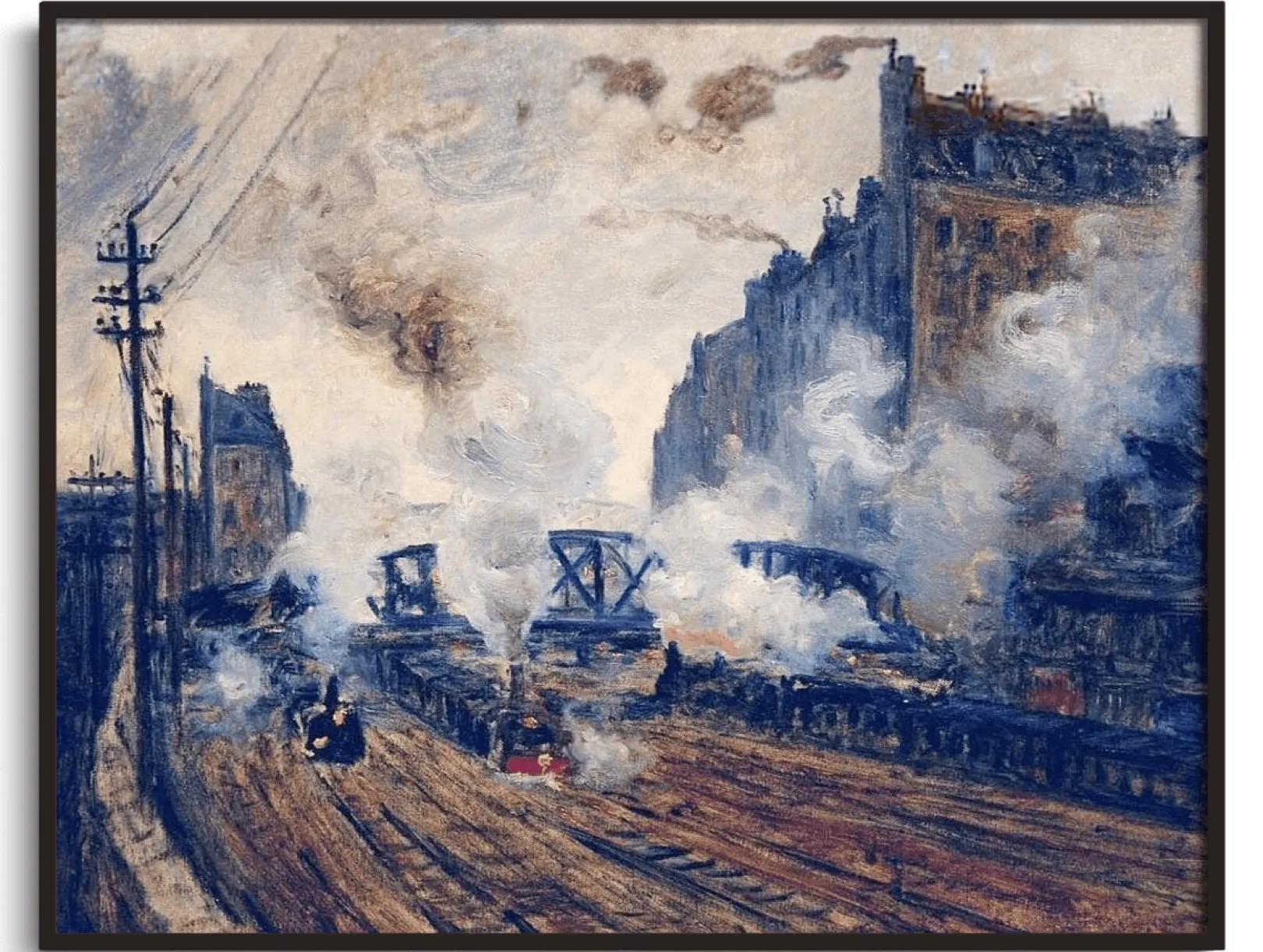 Galerie Mont Monet<Der Graben von Batignolles - Claude Monet