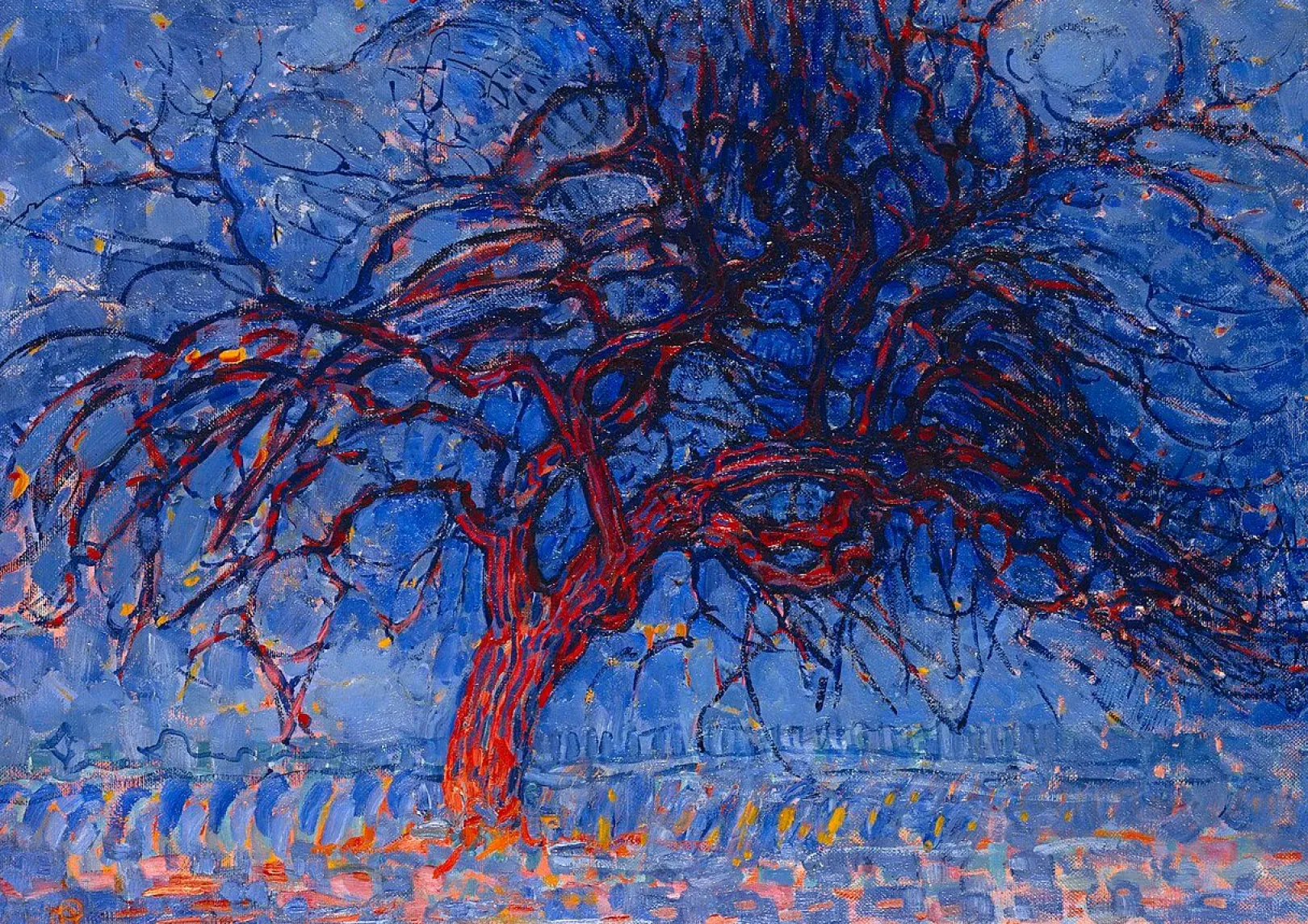 Galerie Mont Mondrian<Der rote Baum - Piet Mondrian