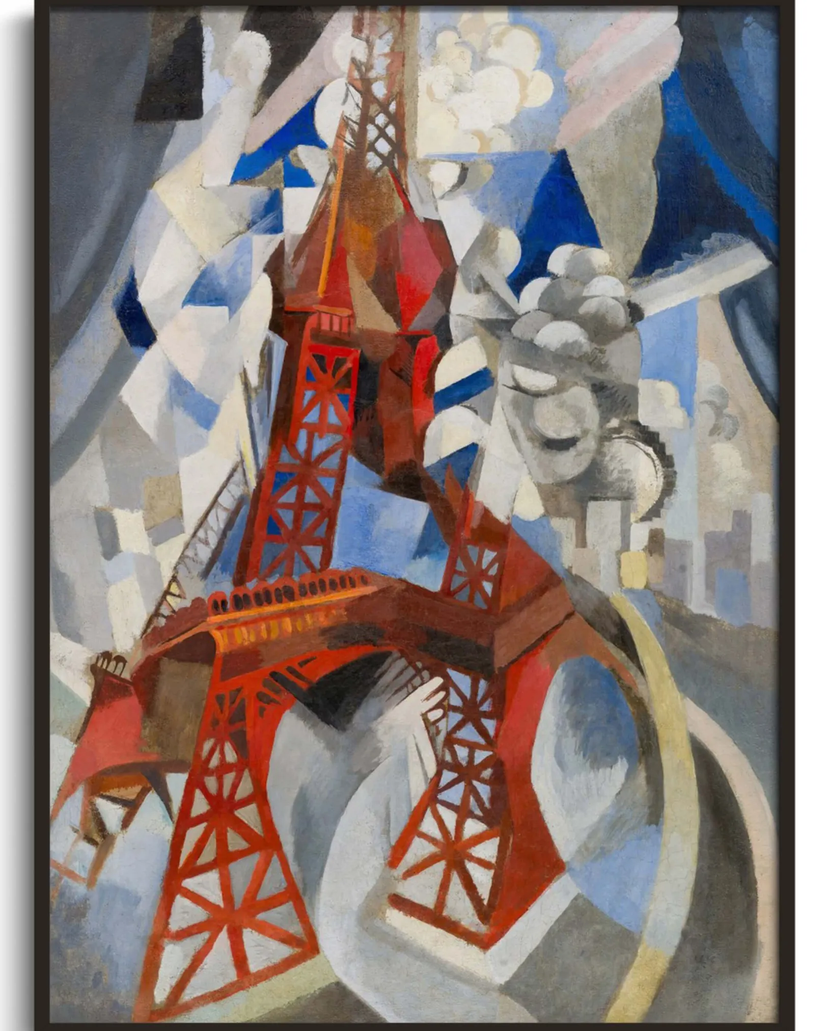 Galerie Mont Delaunay<Der rote Turm - Robert Delaunay