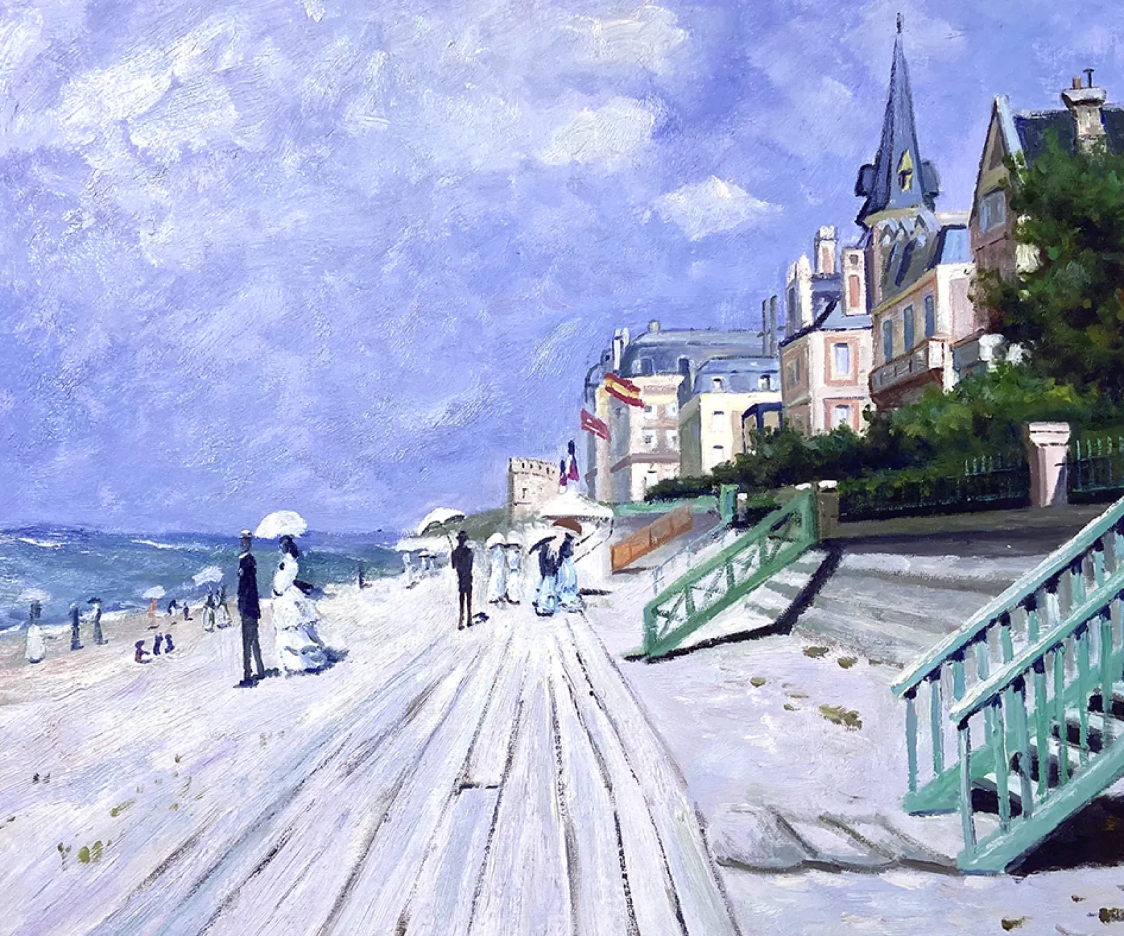 Galerie Mont Monet<Der Spaziergang in Trouville - Claude Monet