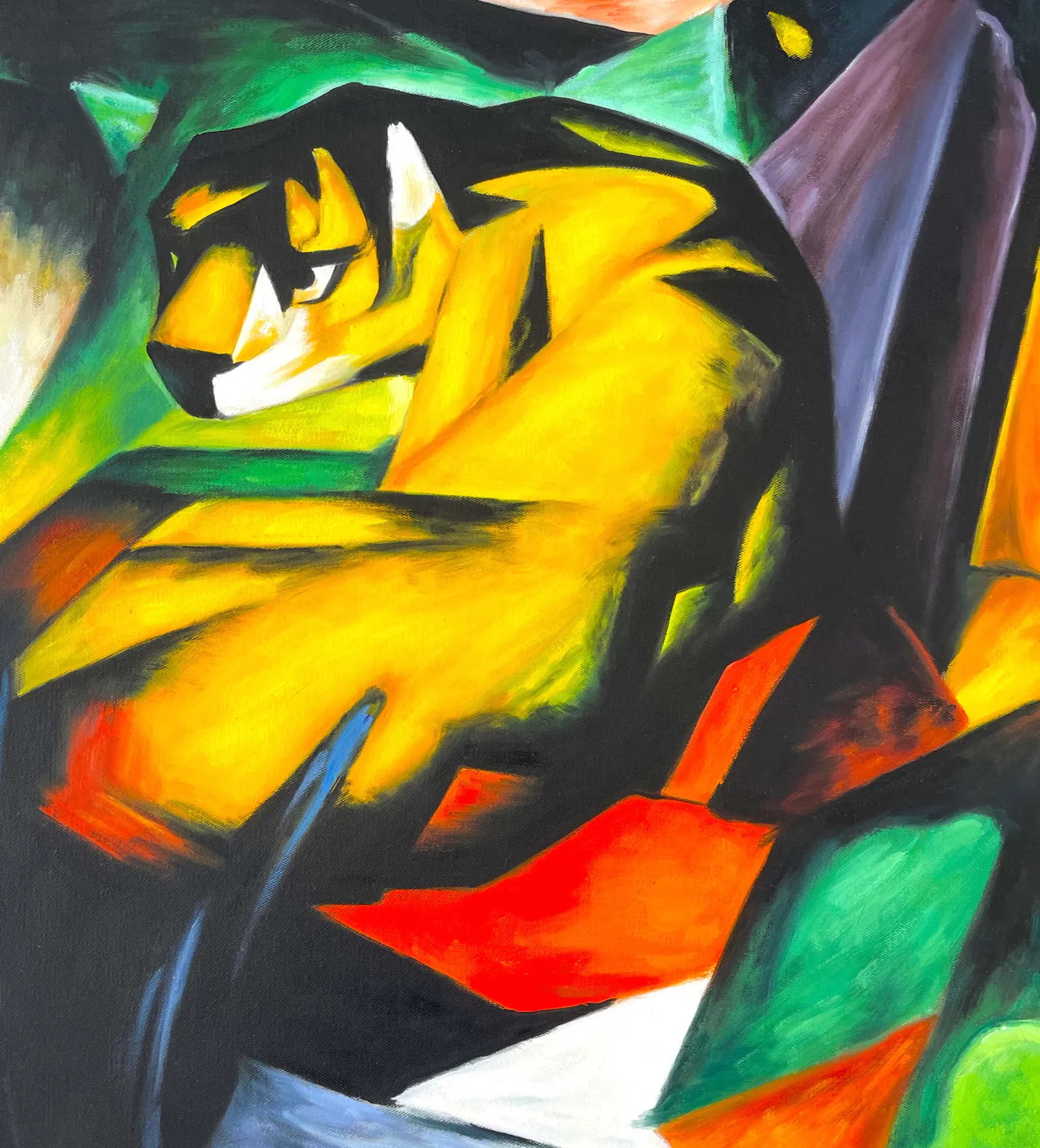Galerie Mont Franz Marc<Der Tiger - Franz Marc