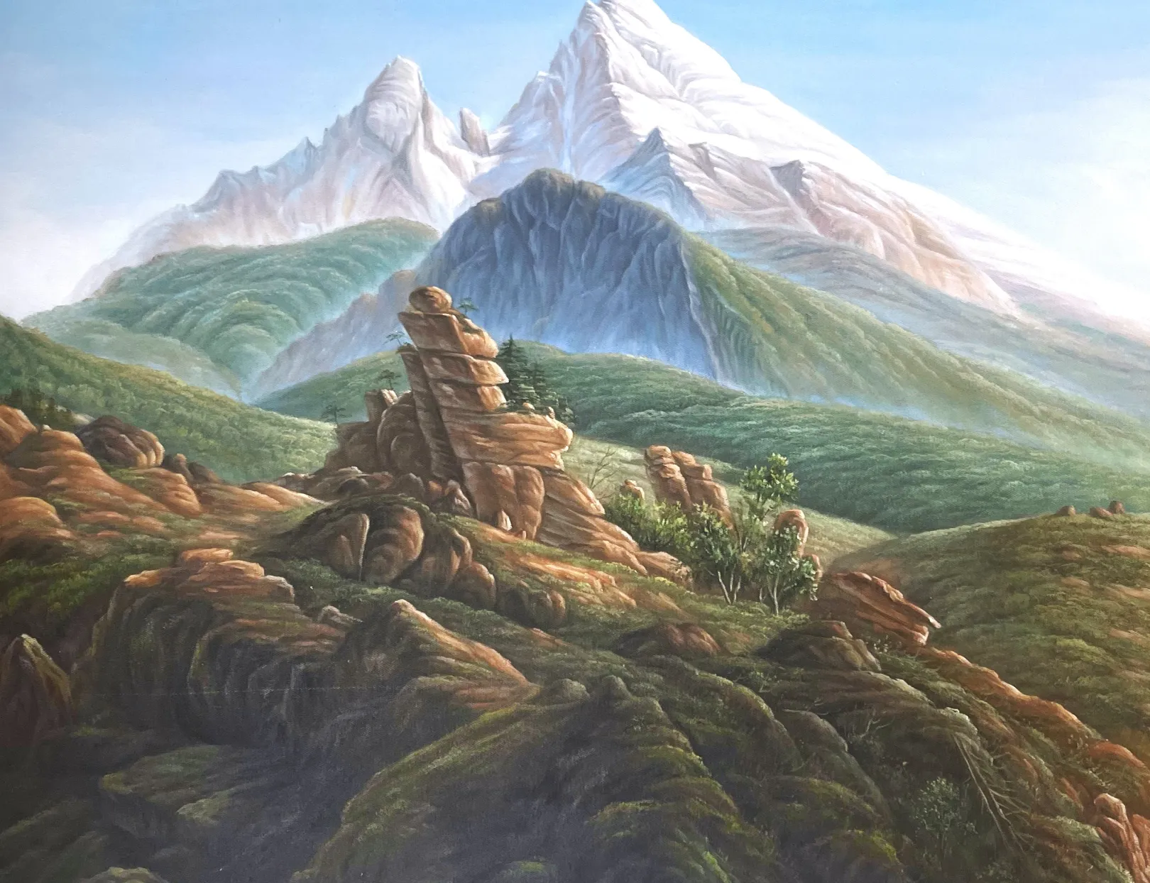 Galerie Mont Friedrich<Der Watzmann - Caspar David Friedrich