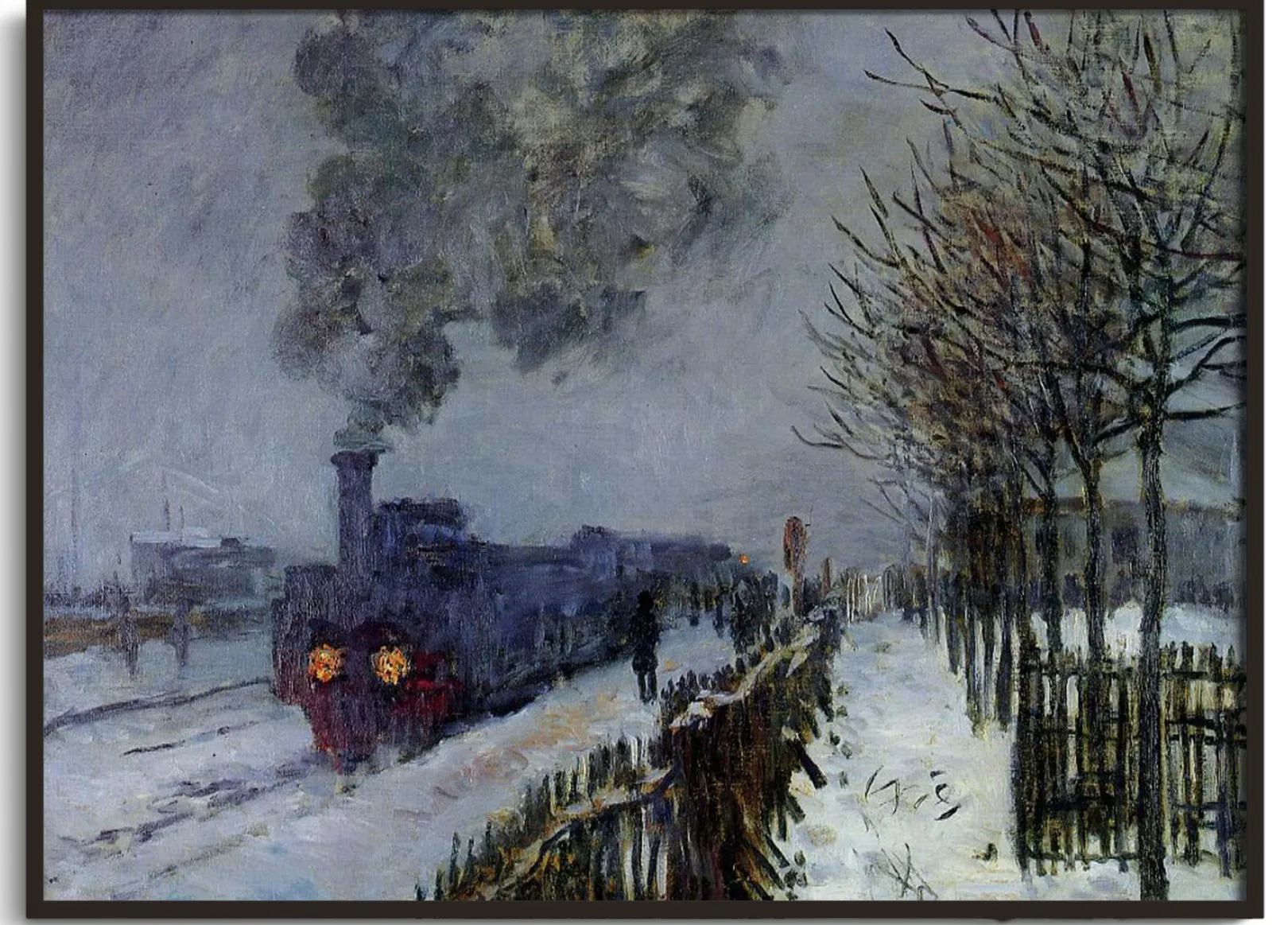 Galerie Mont Monet<Der Zug im Schnee - Claude Monet