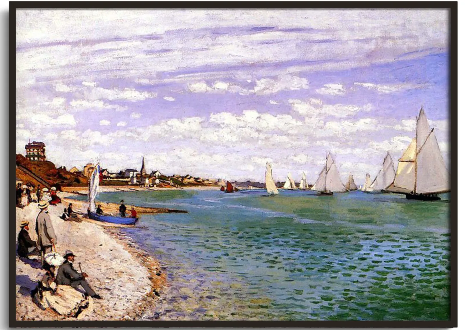 Galerie Mont Monet<Die Regatta in Sainte-Adresse - Claude Monet