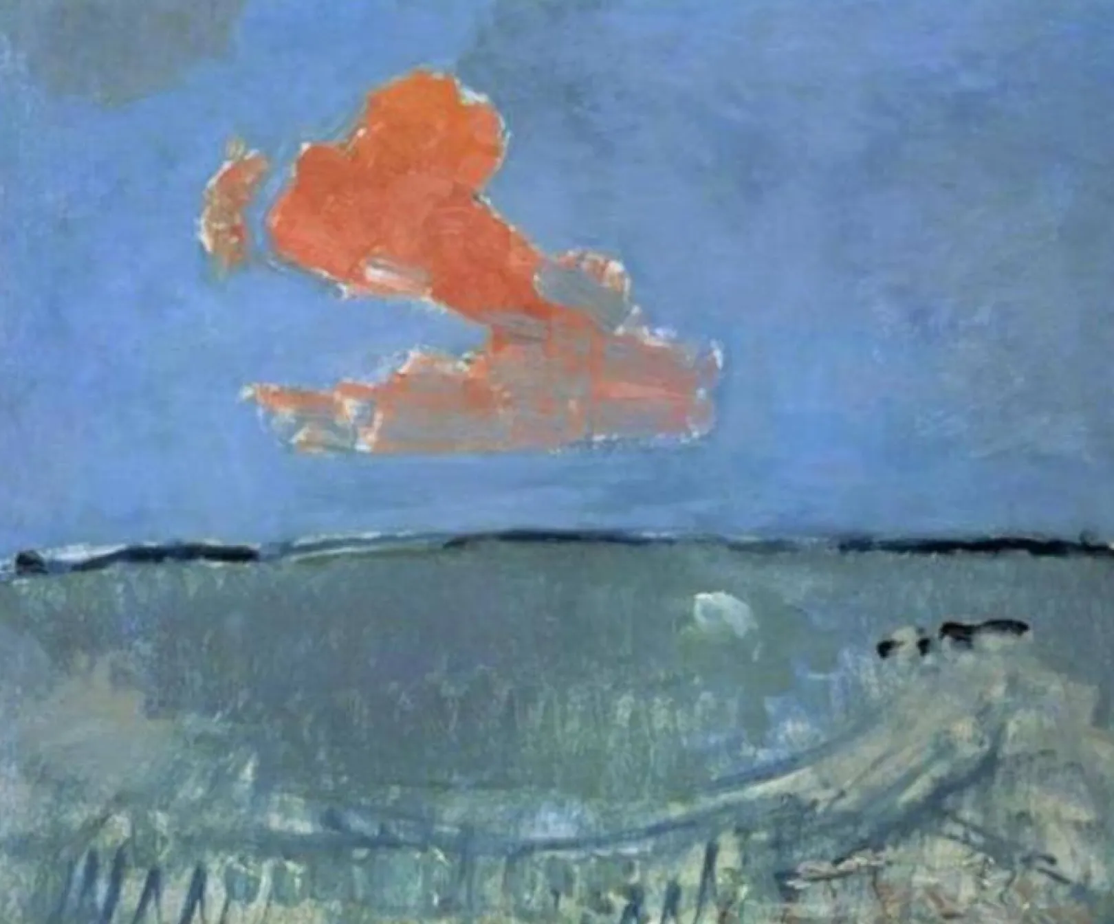 Galerie Mont Mondrian<Die rote Wolke - Piet Mondrian