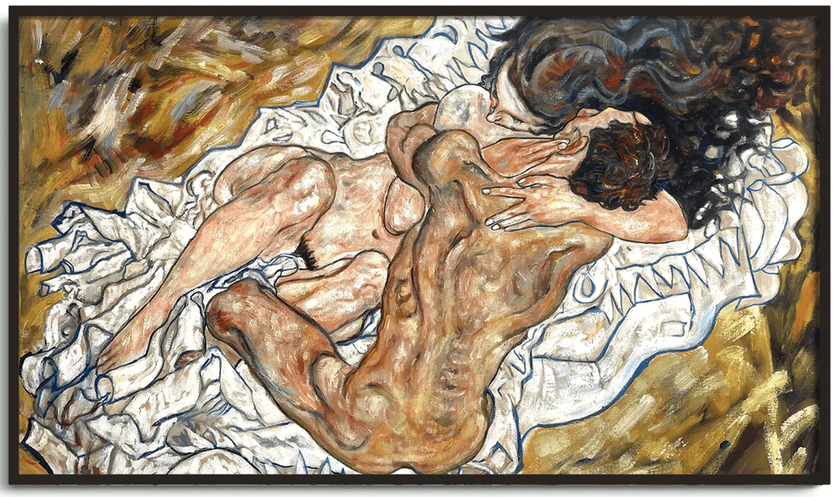 Galerie Mont Schiele<Die Umarmung - Egon Schiele