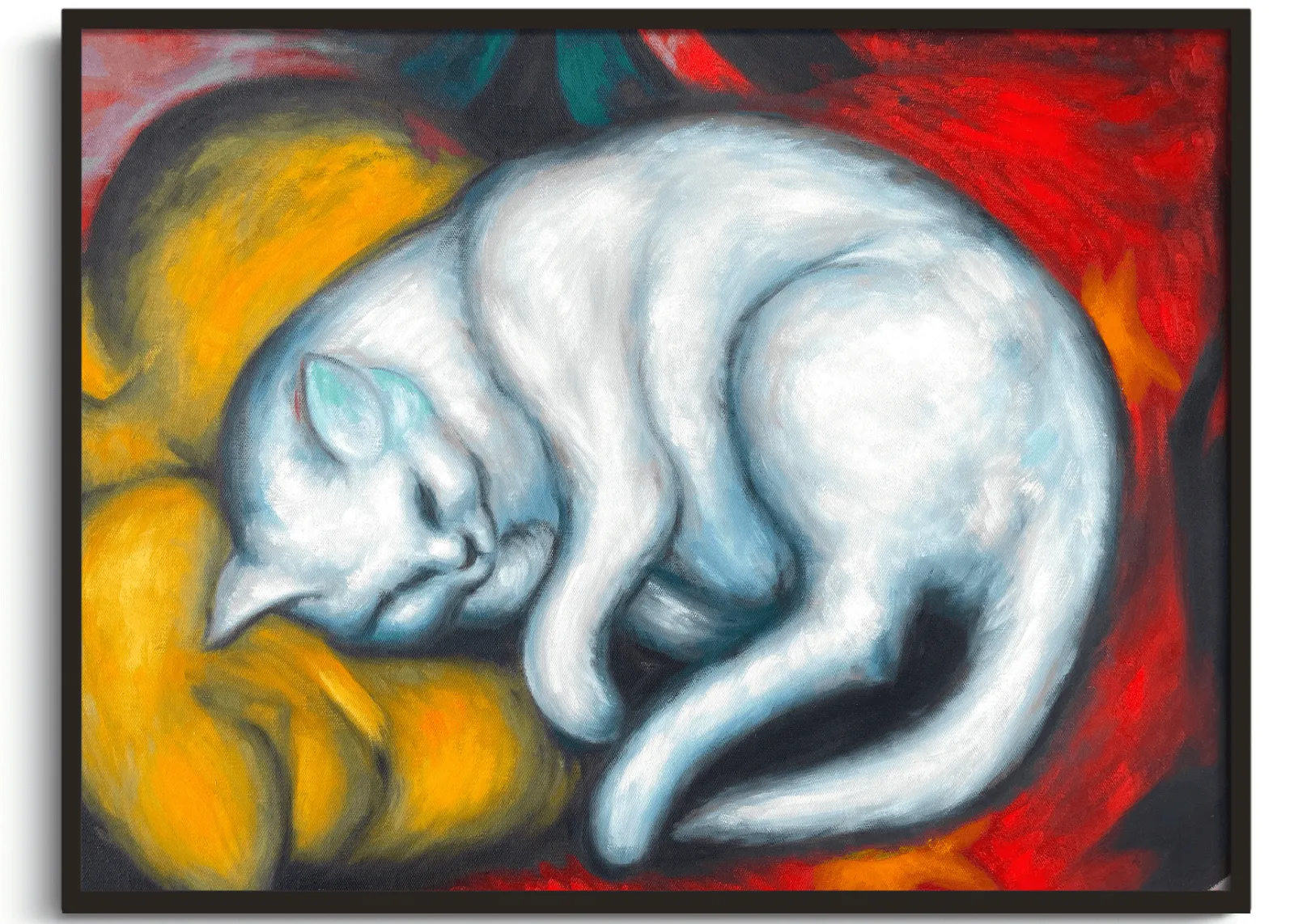 Galerie Mont Franz Marc<Die weiße Katze - Franz Marc