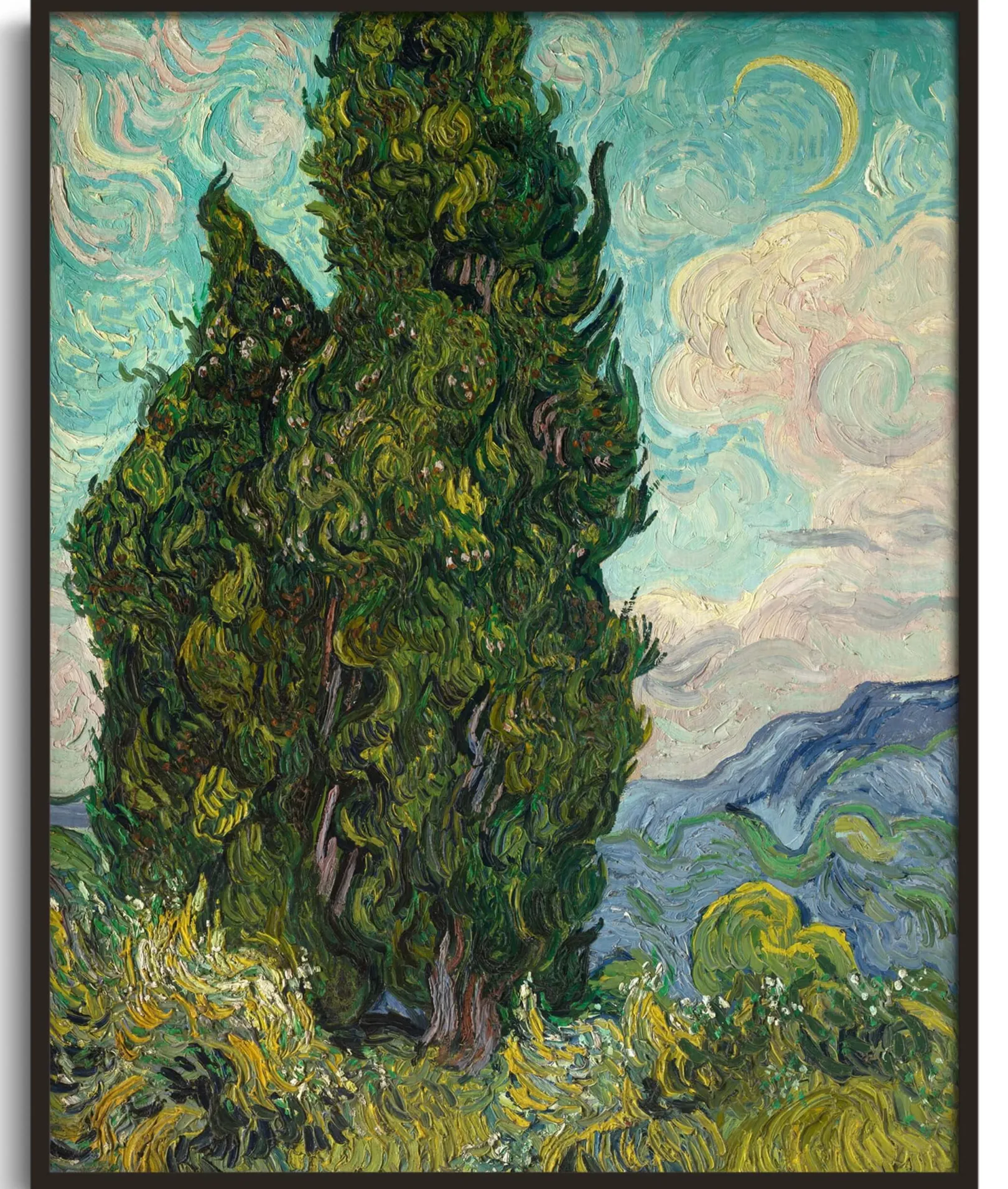 Galerie Mont Van Gogh<Die Zypressen - Vincent Van Gogh