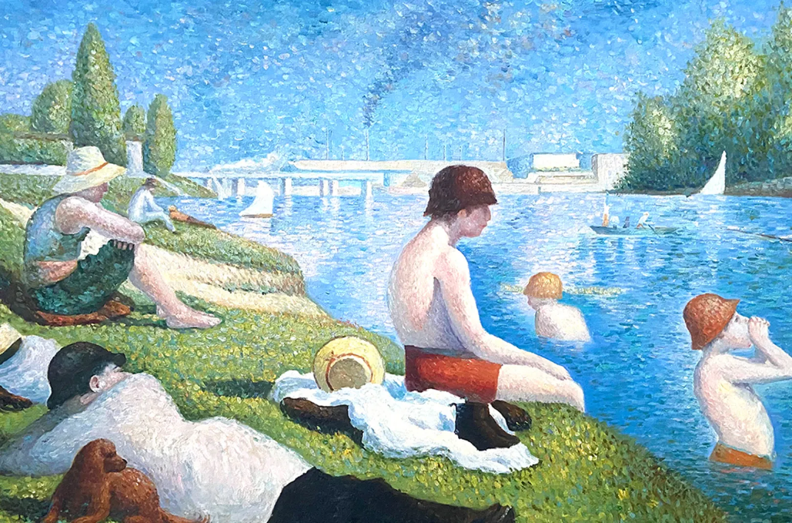 Galerie Mont Seurat<Ein Bad in Asnières - Georges Seurat