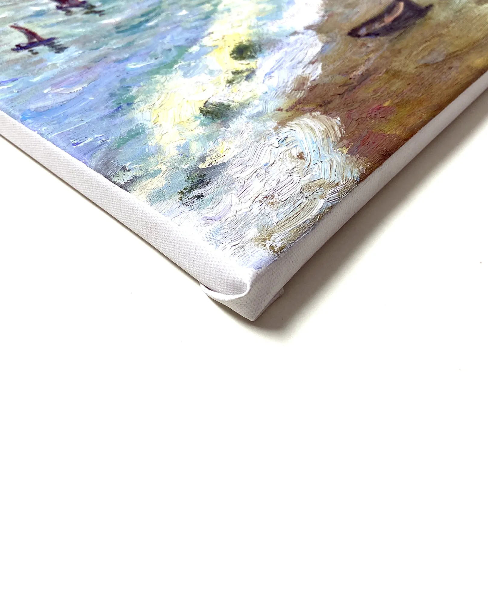 Galerie Mont Monet<Etretat: der Strand und die Porte d'Amont - Claude Monet