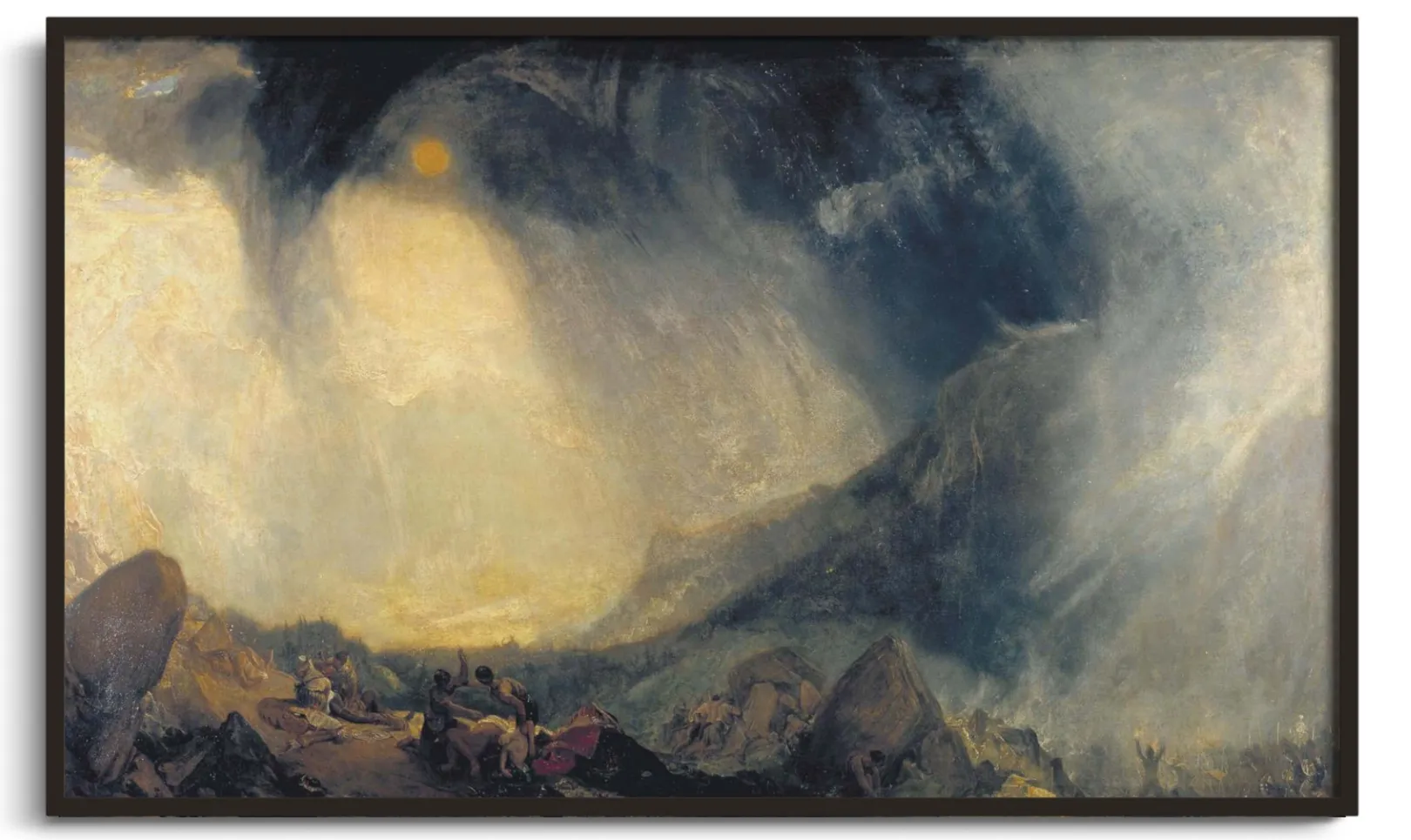 Galerie Mont Turner<Hannibal und seine Männer überqueren die Alpen - William Turner