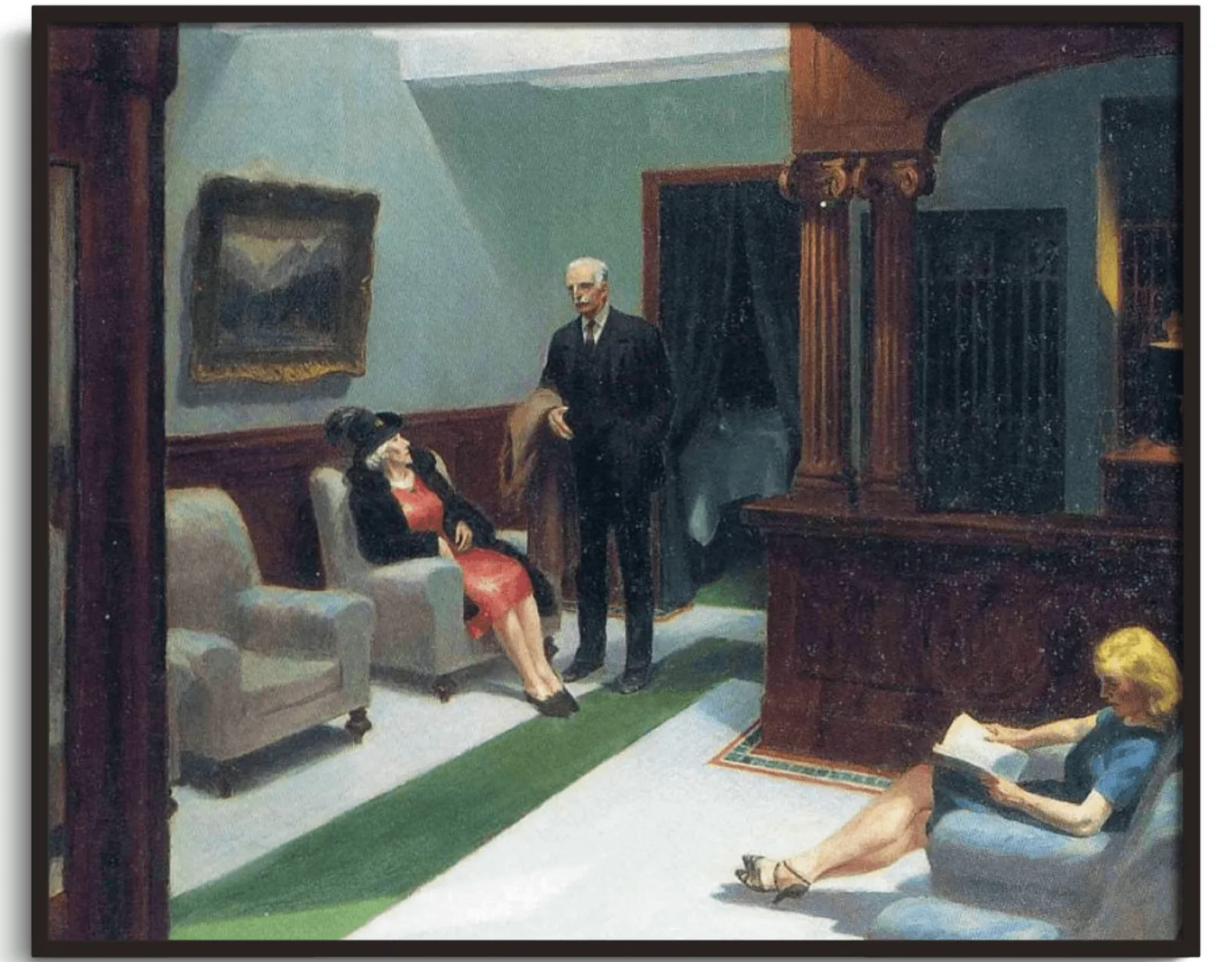 Galerie Mont Hopper<Hotel Lobby - Edward Hopper