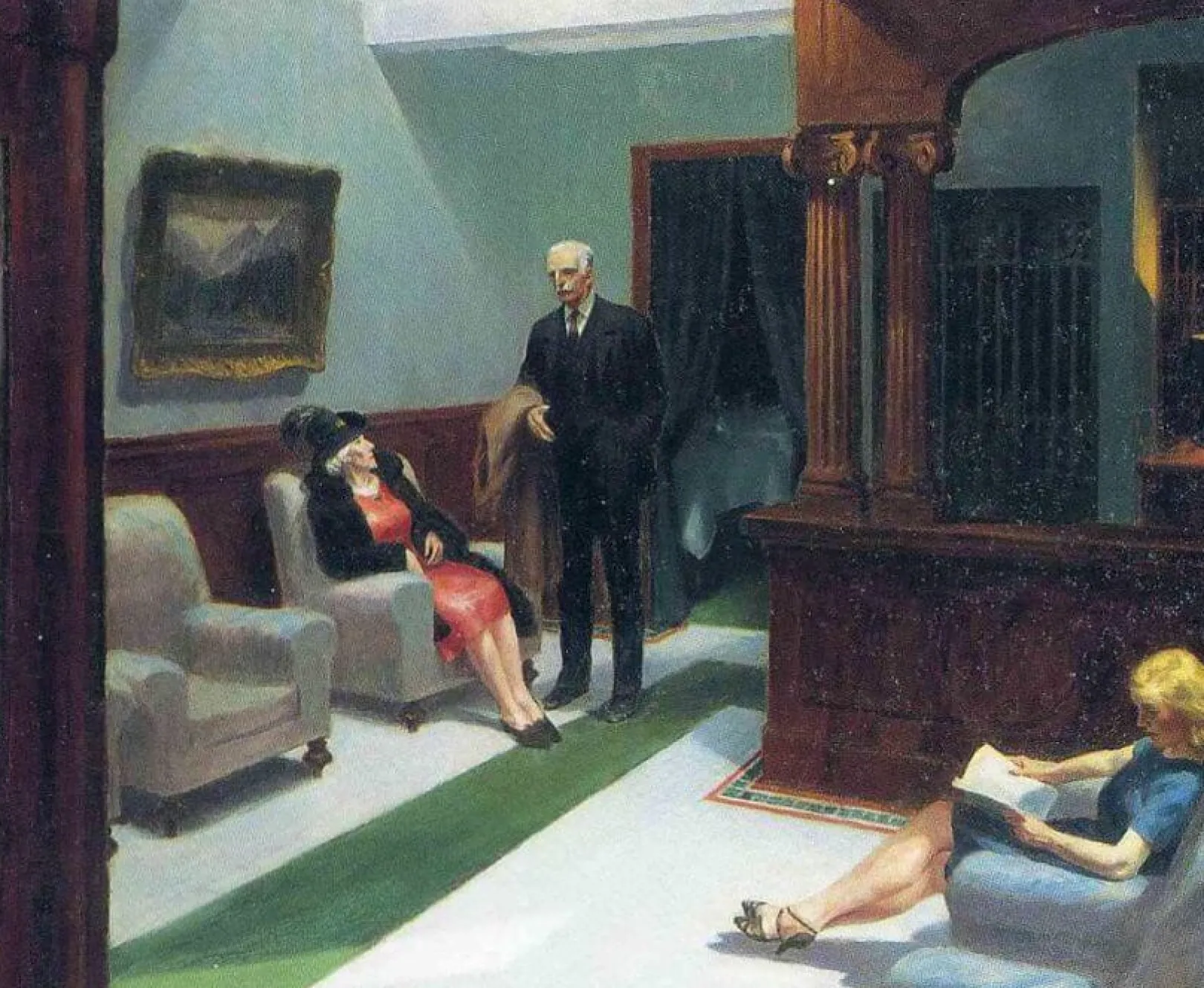 Galerie Mont Hopper<Hotel Lobby - Edward Hopper