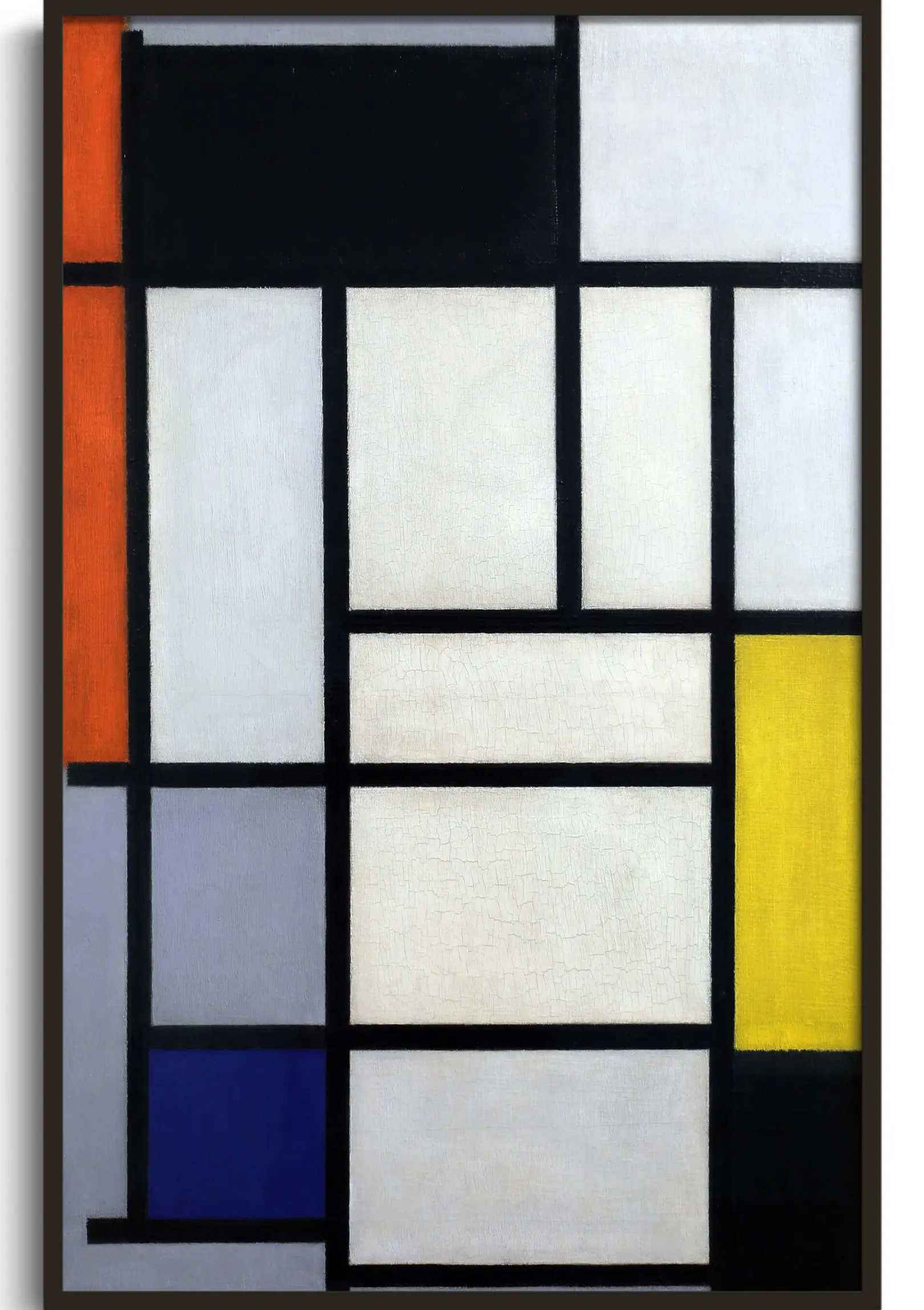 Galerie Mont Mondrian<Komposition aus Rot, Schwarz, Gelb, Blau und Grau - Piet Mondrian