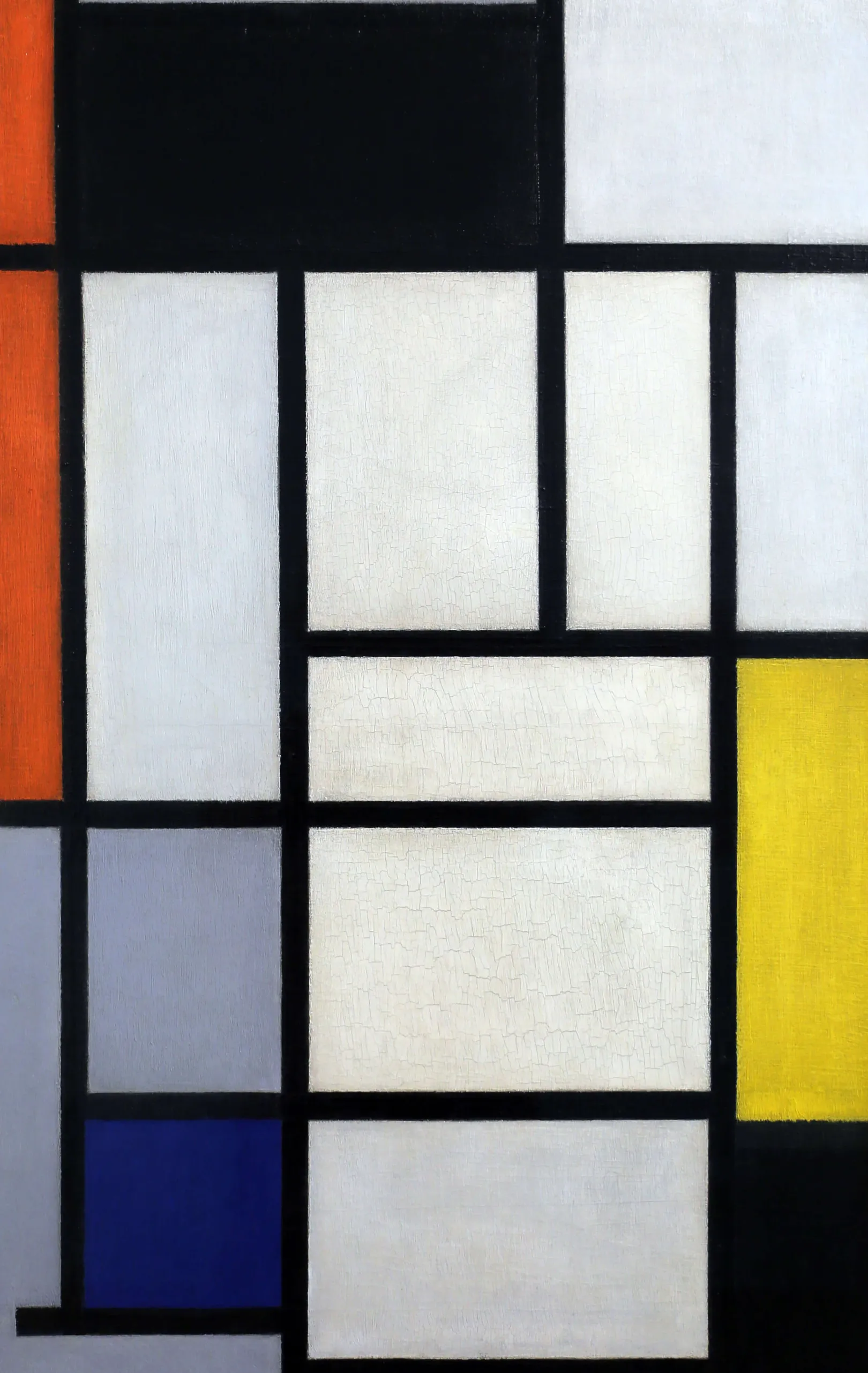 Galerie Mont Mondrian<Komposition aus Rot, Schwarz, Gelb, Blau und Grau - Piet Mondrian