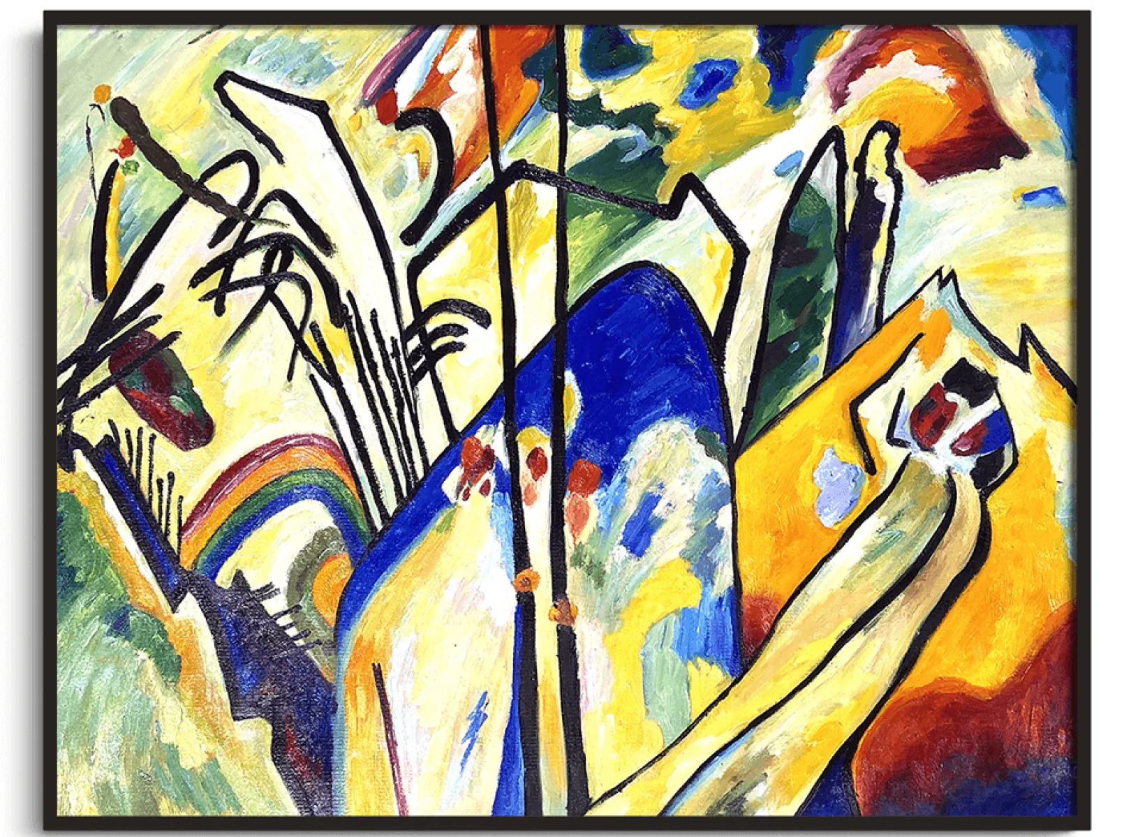 Galerie Mont Kandinsky<Komposition IV - Vassily Kandinsky