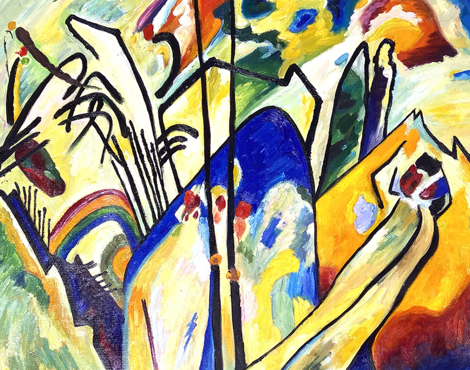 Galerie Mont Kandinsky<Komposition IV - Vassily Kandinsky