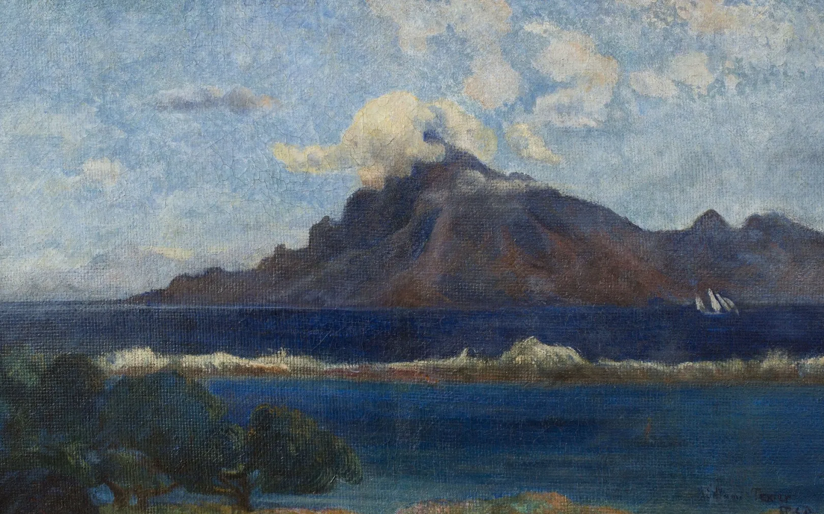 Galerie Mont Gauguin<Landschaft von Te vaa - Paul Gauguin