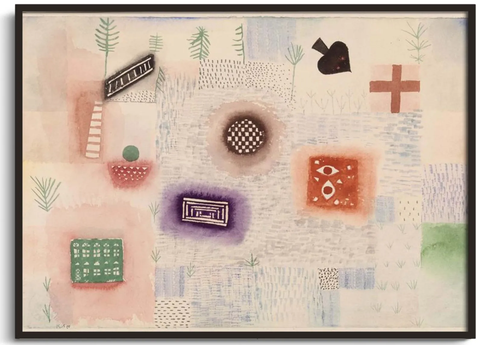 Galerie Mont Klee<Ort-Zeichen - Paul Klee