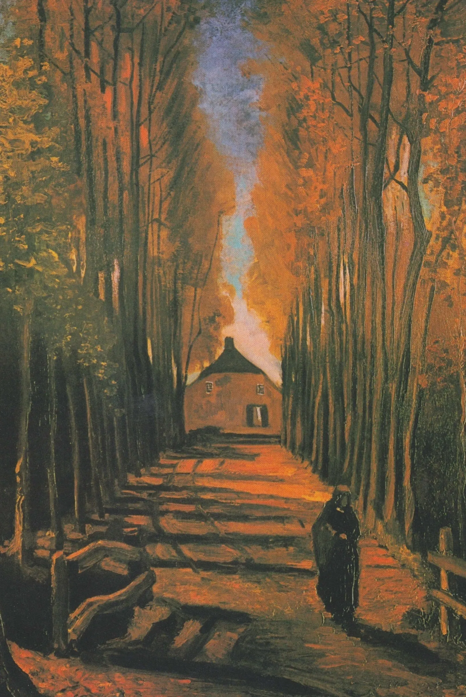 Galerie Mont Van Gogh<Pappelallee im Herbst - Vincent Van Gogh