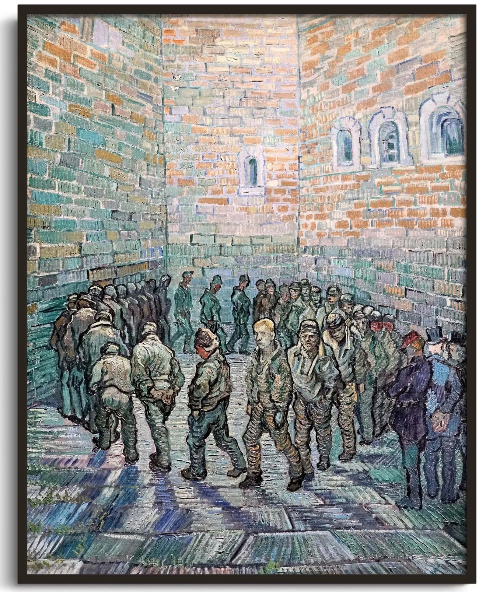 Galerie Mont Van Gogh<Runde der Gefangenen - Vincent Van Gogh