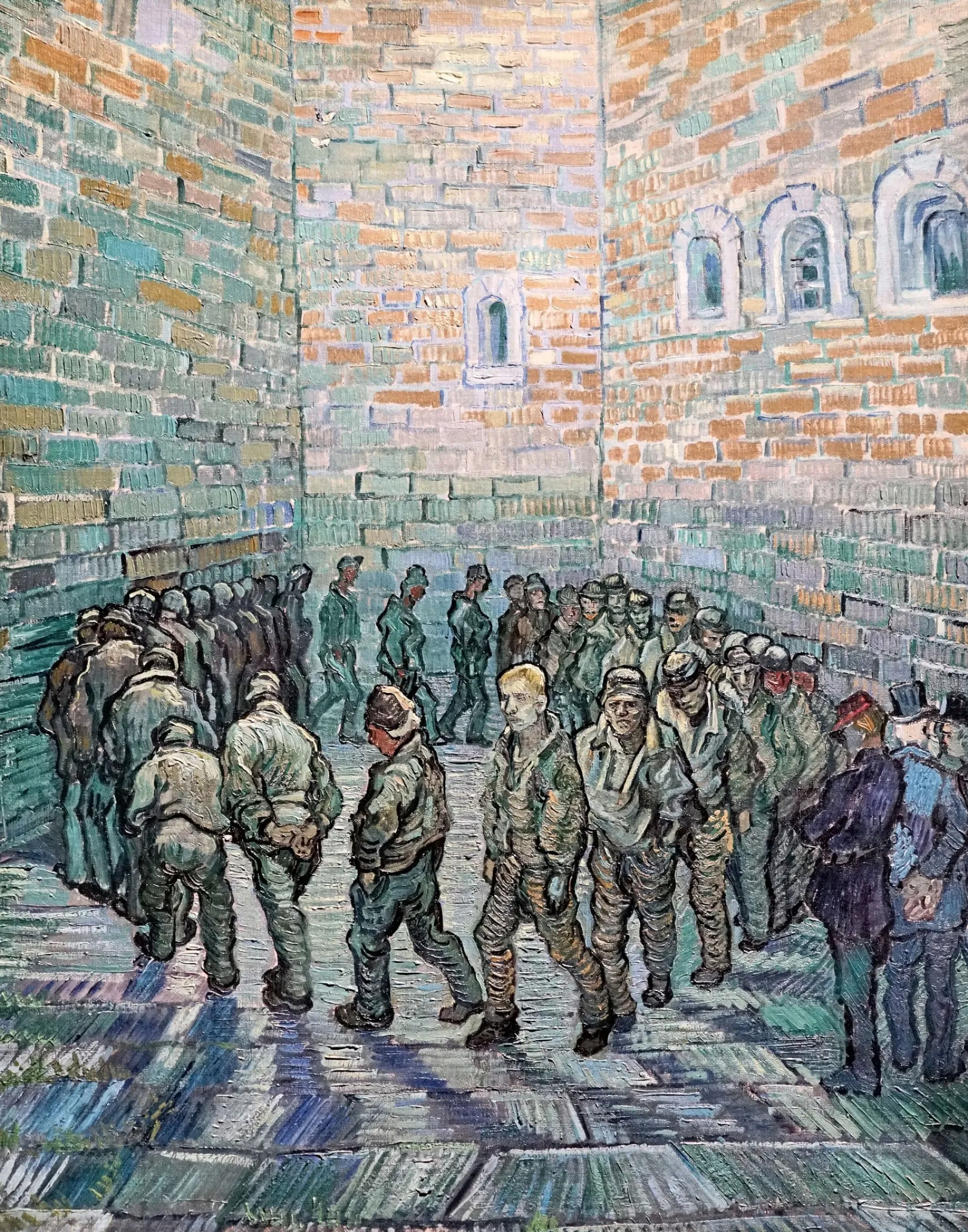 Galerie Mont Van Gogh<Runde der Gefangenen - Vincent Van Gogh