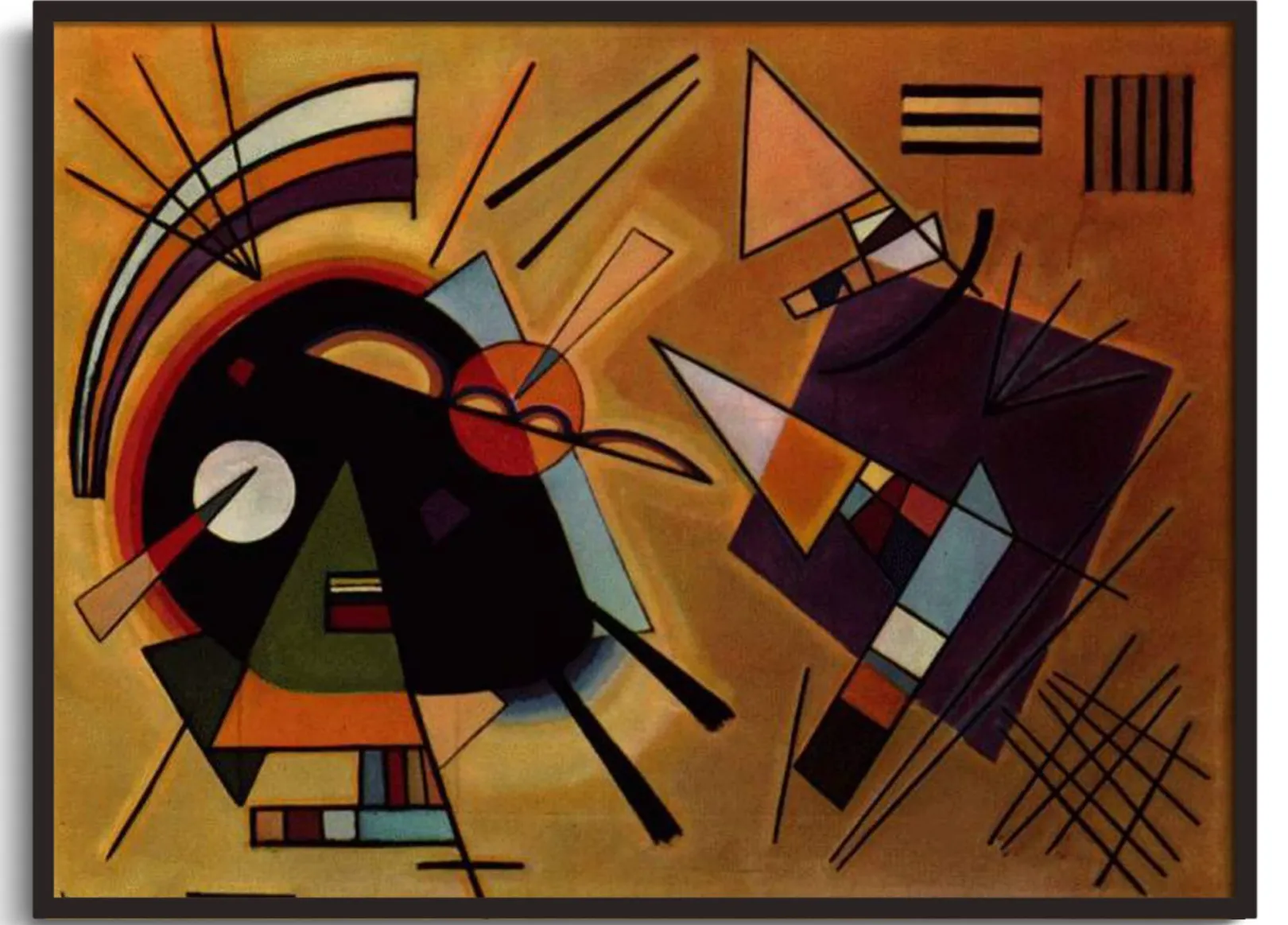 Galerie Mont Kandinsky<Schwarz und Violett - Vassily Kandinsky