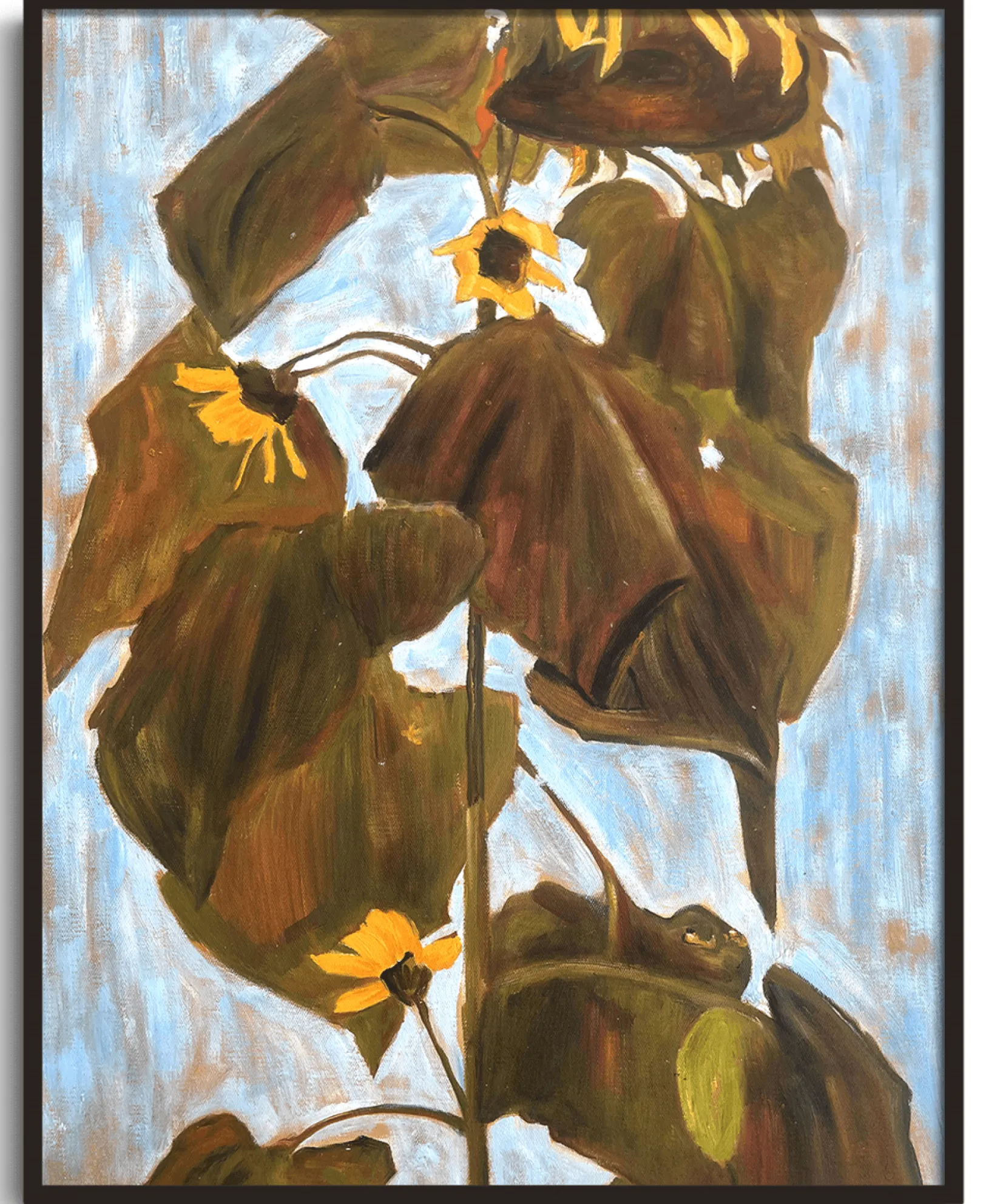 Galerie Mont Schiele<Sonnenblume 1908 - Egon Schiele