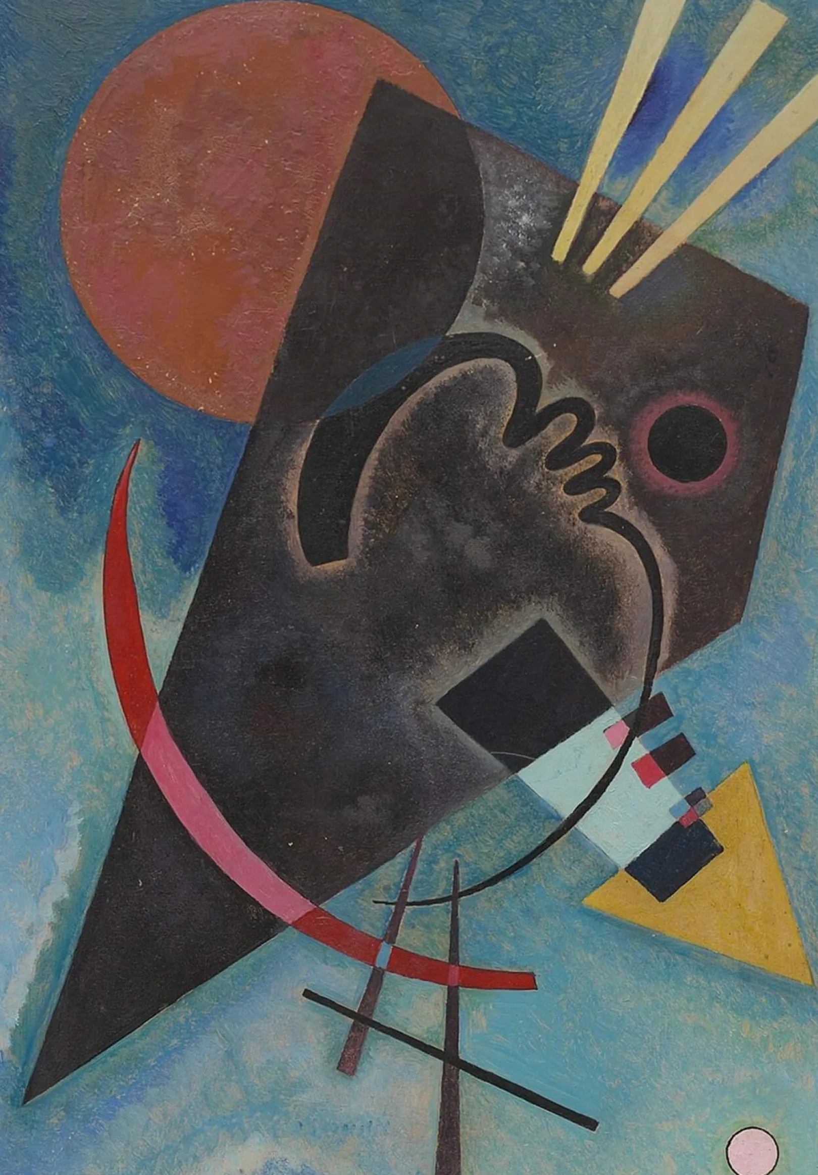 Galerie Mont Kandinsky<Spitz und rund - Vassily Kandinsky