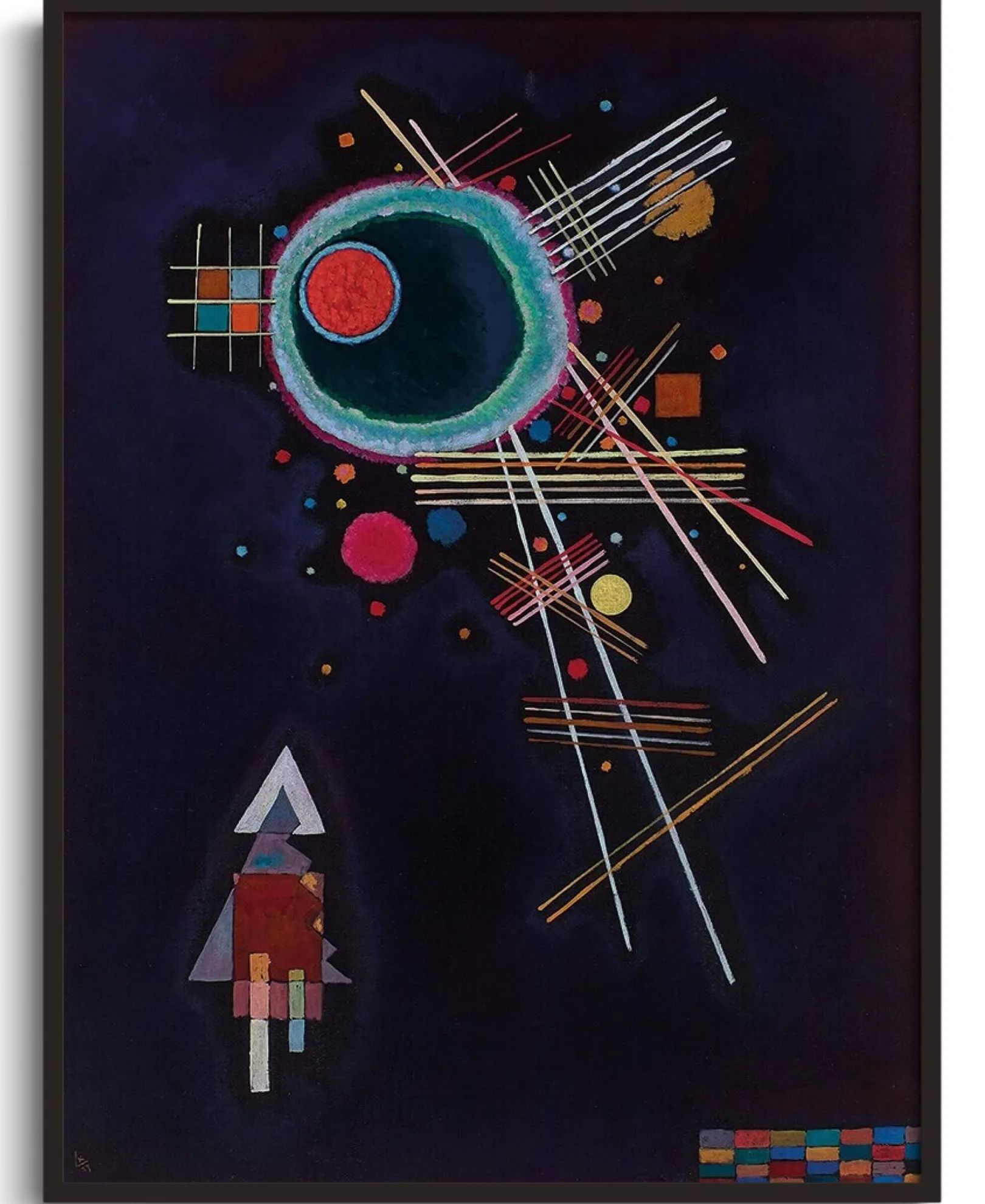 Galerie Mont Kandinsky<Strahlenlinien - Vassily Kandinsky