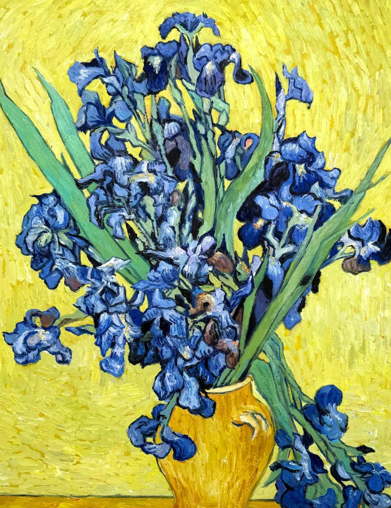 Galerie Mont Van Gogh<Vase mit Iris - Vincent Van Gogh
