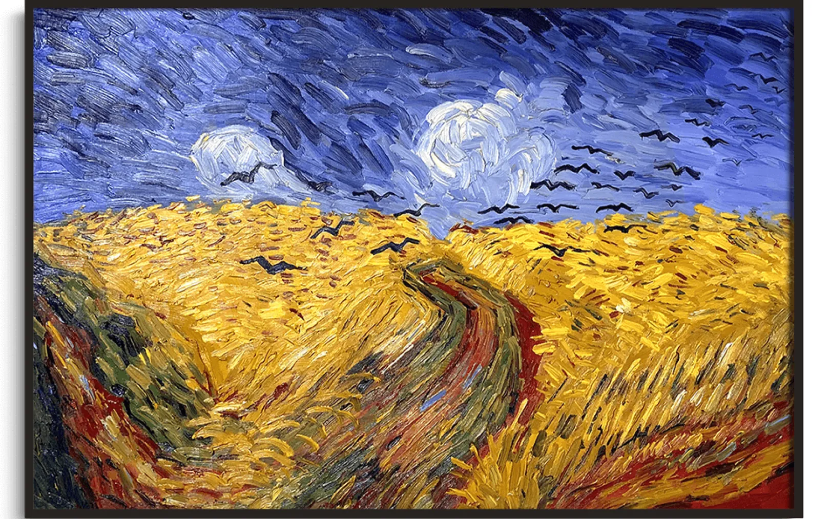 Galerie Mont Van Gogh<Weizenfeld mit Krähen - Vincent Van Gogh