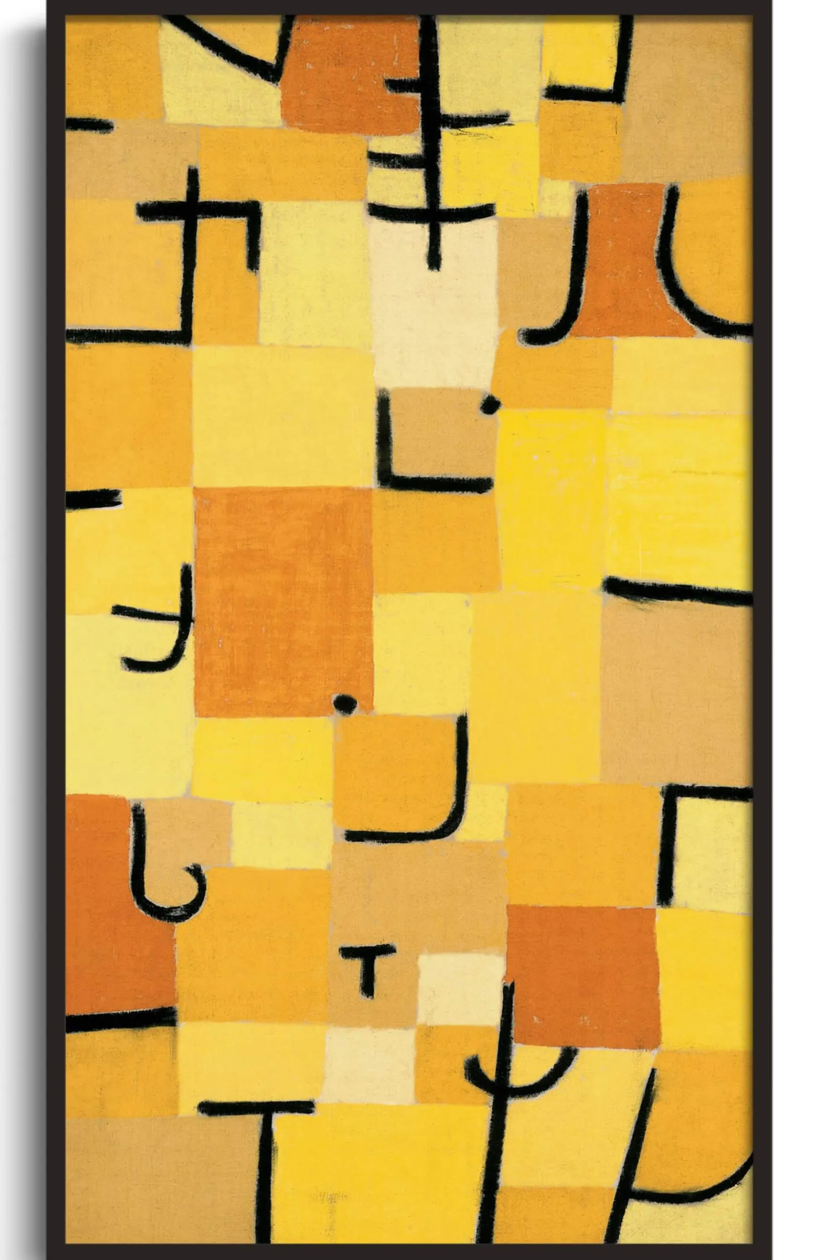 Galerie Mont Klee<Zeichen in Gelb - Paul Klee